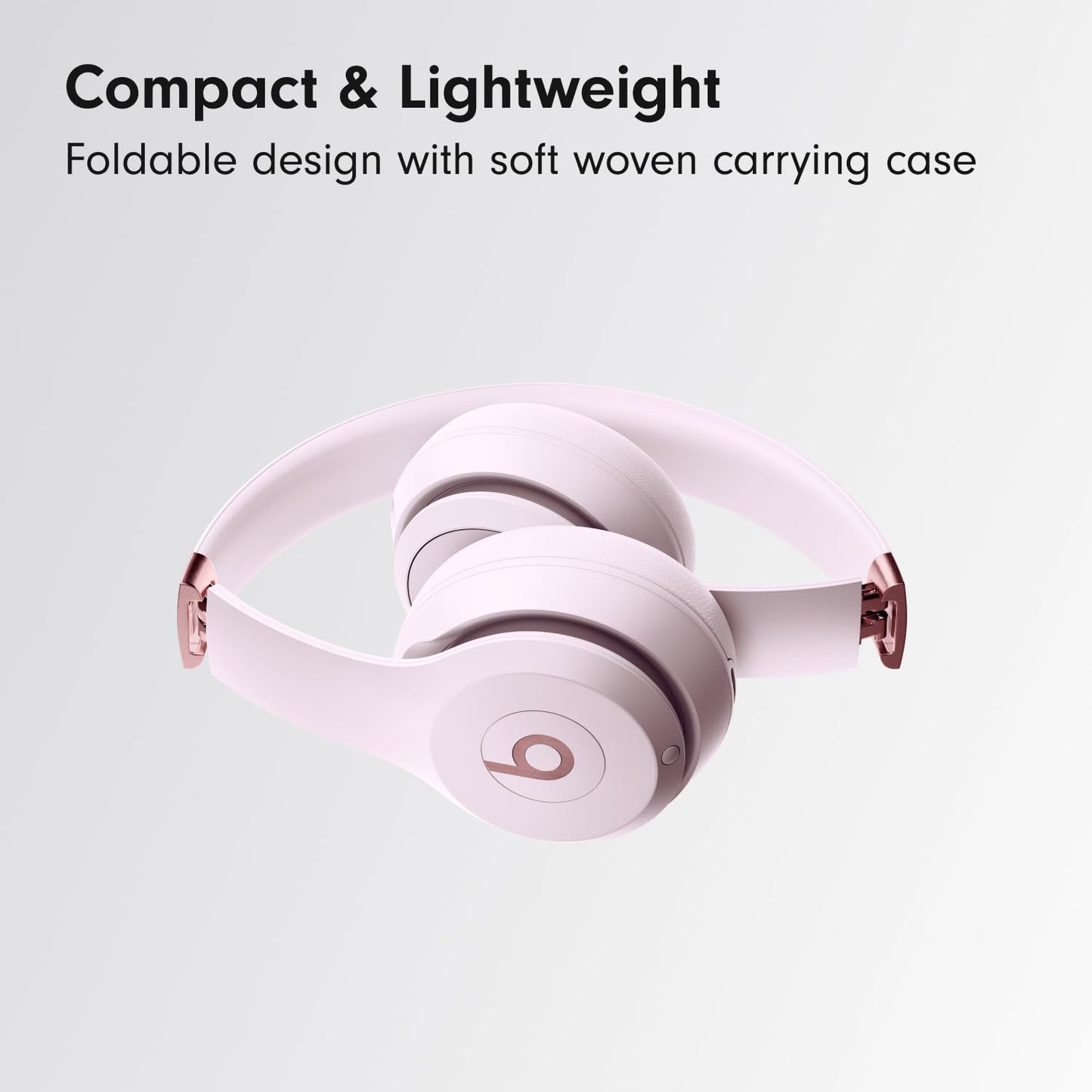 Beats Solo 4 - Wireless Bluetooth On-Ear Headphones, Apple & Android Compatible, Up to 50 Hours of Battery Life - Cloud Pink 🍁 All In One Marketplace Canada