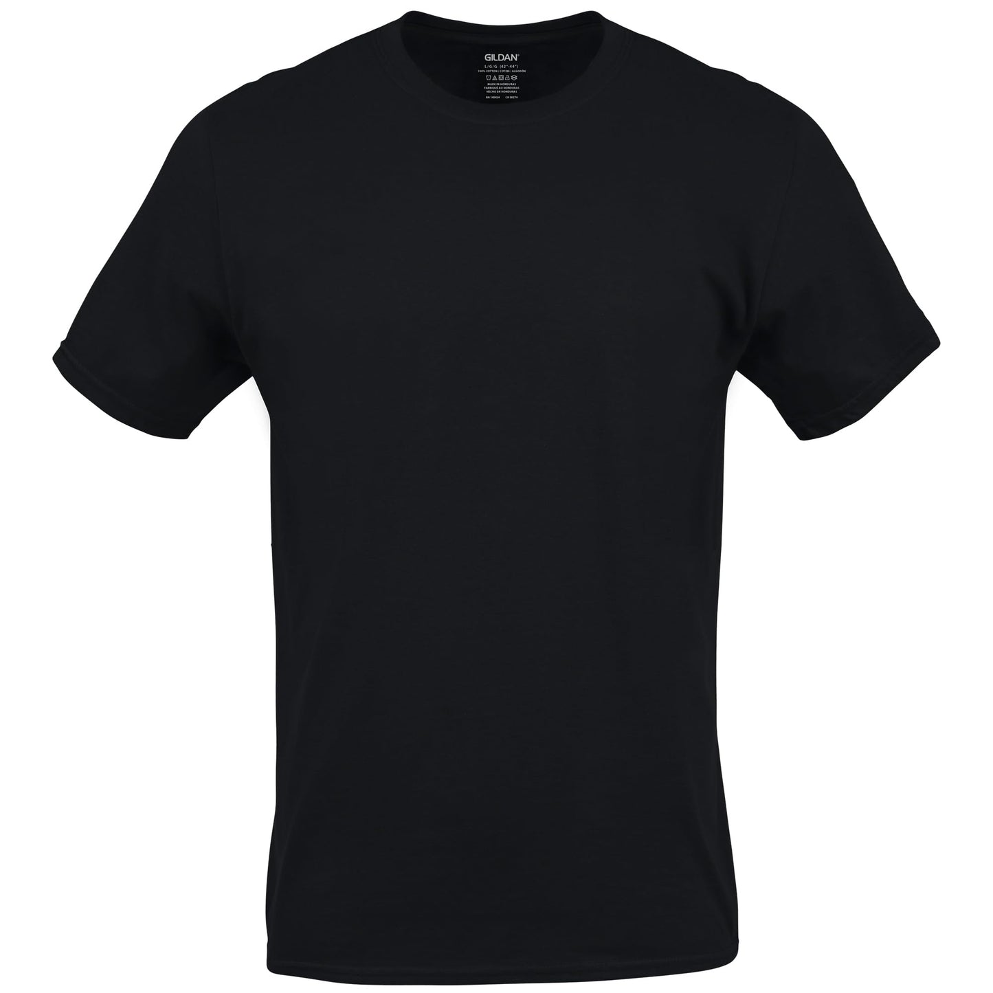 GILDAN Men's Crew T-Shirts, Multipack, Style G1100, Black (6-Pack), XX-Large 🍁 All In One Marketplace Canada