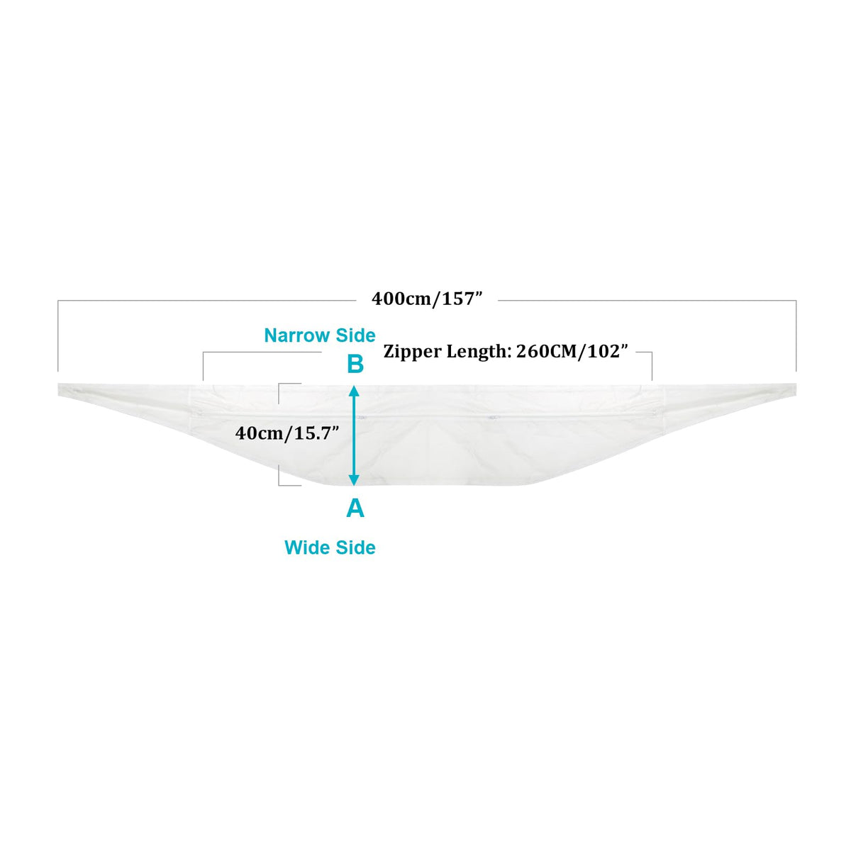 HOOMEE 400 CM (157") Universal Window Seal for Portable Air Conditioner and Tumble Dryer 🍁 All In One Marketplace Canada