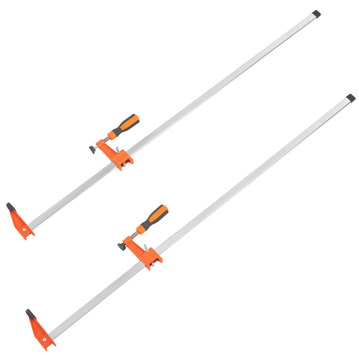 VEVOR Bar Clamps for Woodworking, 2-Pack 36" Clamp, Quick-Change F Clamp with 600 lbs Load Limit, 2.5" Throat Depth, Cast Iron and Carbon Steel, Wood Clamps for Woodworking Metal Working 🍁 All In One Marketplace Canada