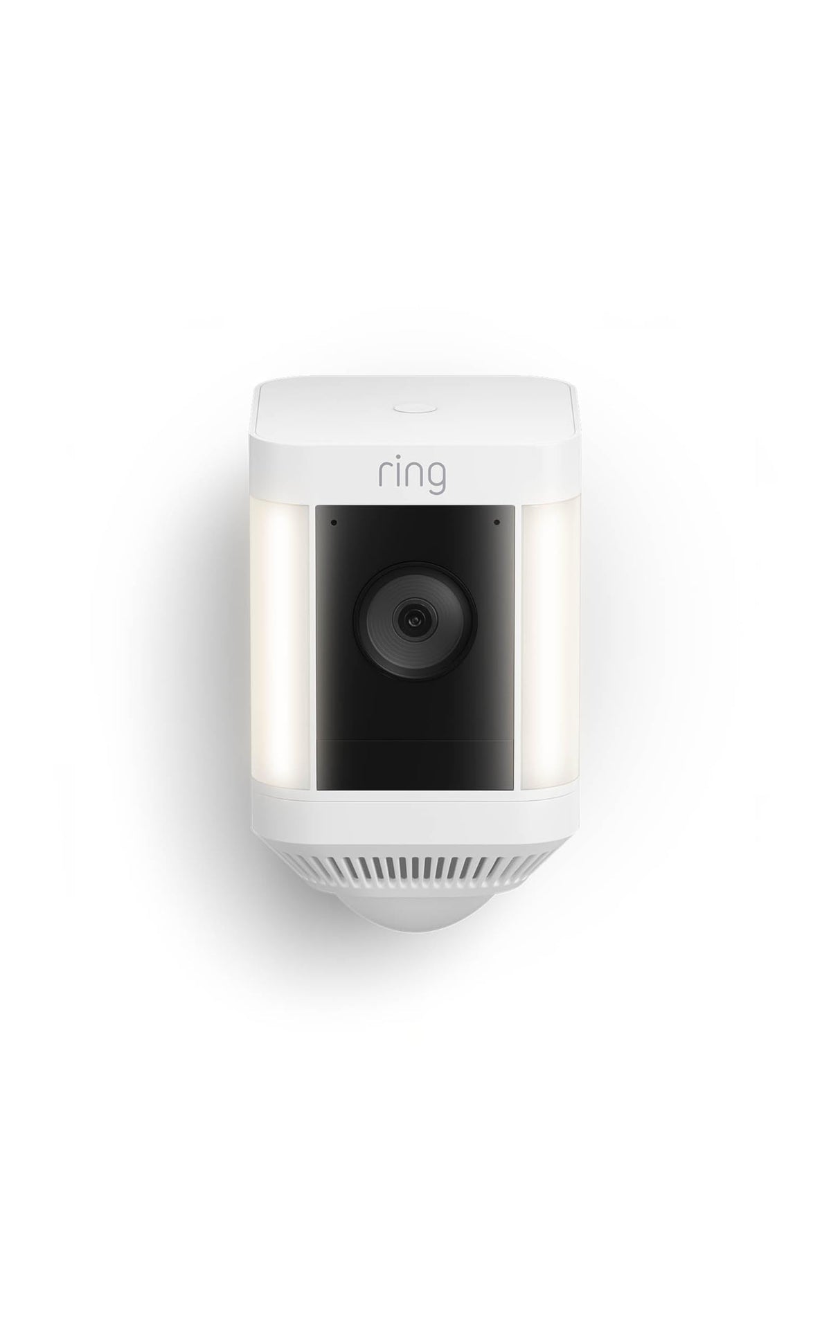Ring Spotlight Cam Plus, Battery | Two-Way Talk, Colour Night Vision, and Security Siren - White 🍁 All In One Marketplace Canada
