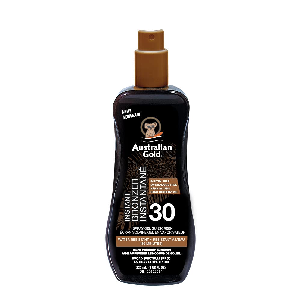 Australian Gold Spf 30 Spray Gel Bronzer, Fragrance: Cocoa Dreams, 237 Milliliters 🍁 All In One Marketplace Canada