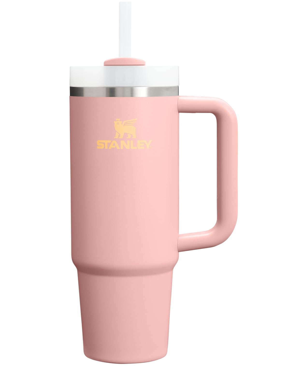 STANLEY Quencher H2.0 Tumbler with Handle and Straw 30 oz | Flowstate 3-Position Lid | Cup Holder Compatible for Travel | Insulated Stainless Steel Cup | BPA-Free | Peach Rose 🍁 All In One Marketplace Canada