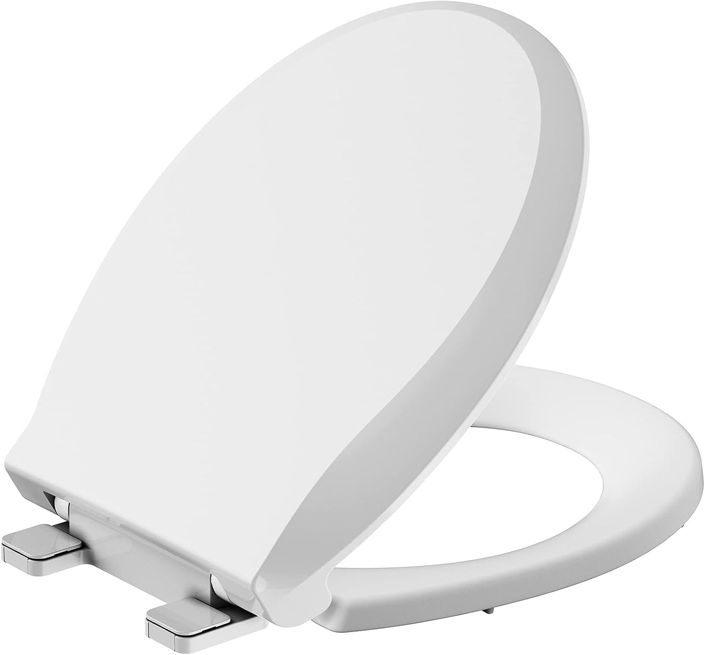 Soft Close Commercial Toilet Seat – 17 Round, Thickened White PP, Quiet Lid, Easy Install & Clean, Never Loosen, Restroom Grade, Fits Most Standard Toilets – Size: 17/19" 🍁 All In One Marketplace Canada
