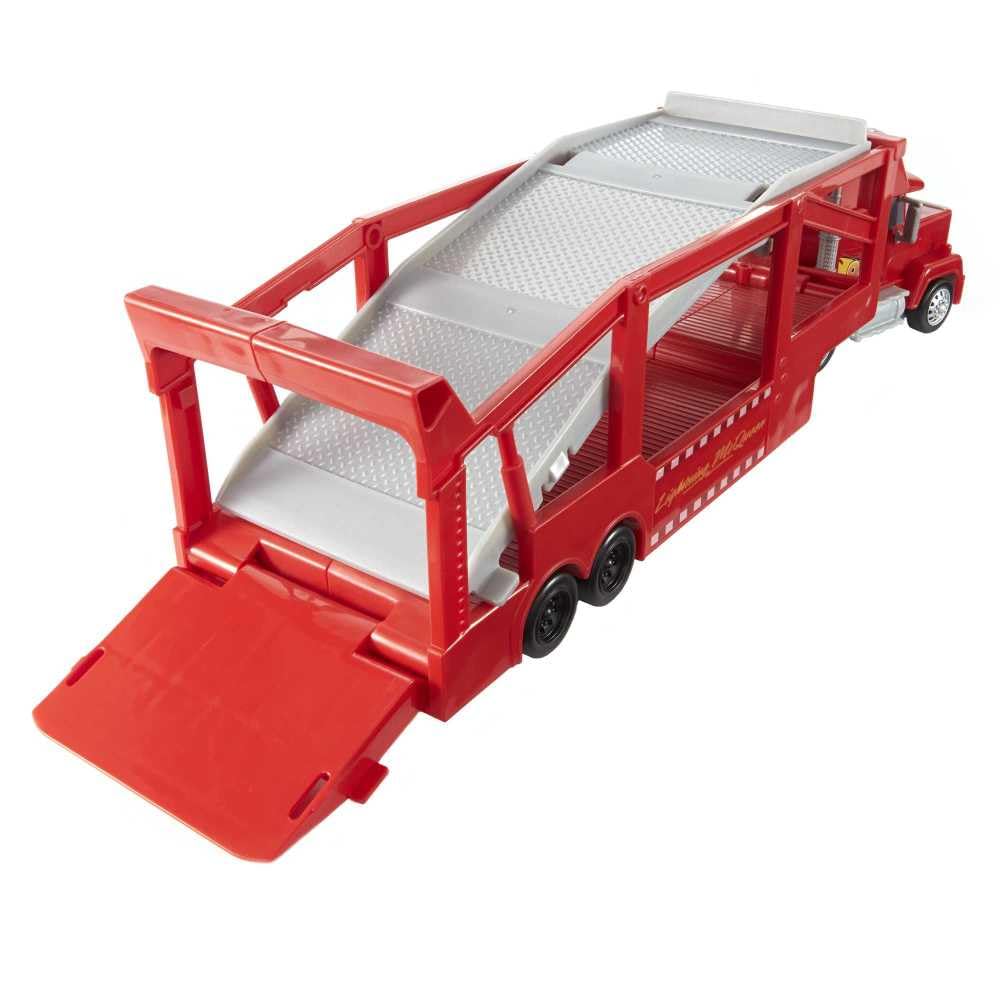 Mattel Disney Pixar Cars Mack Hauler, 13-inch Toy Transporter Truck with Ramp & Carry Storage for 12 Vehicles, Toy for Kids Ages 4 Years Old & Up 🍁 All In One Marketplace Canada