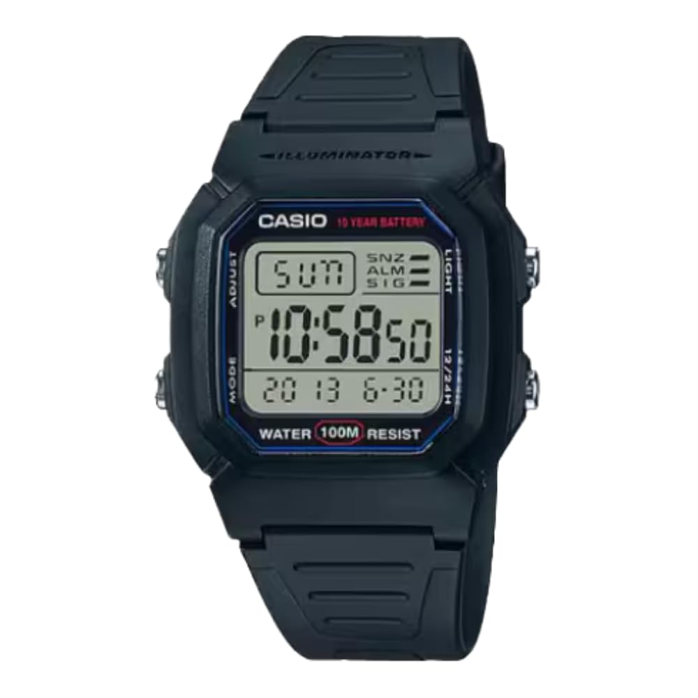 Casio Men’s W800H-1AV Classic Sport Watch with Black Band 🍁 All In One Marketplace Canada