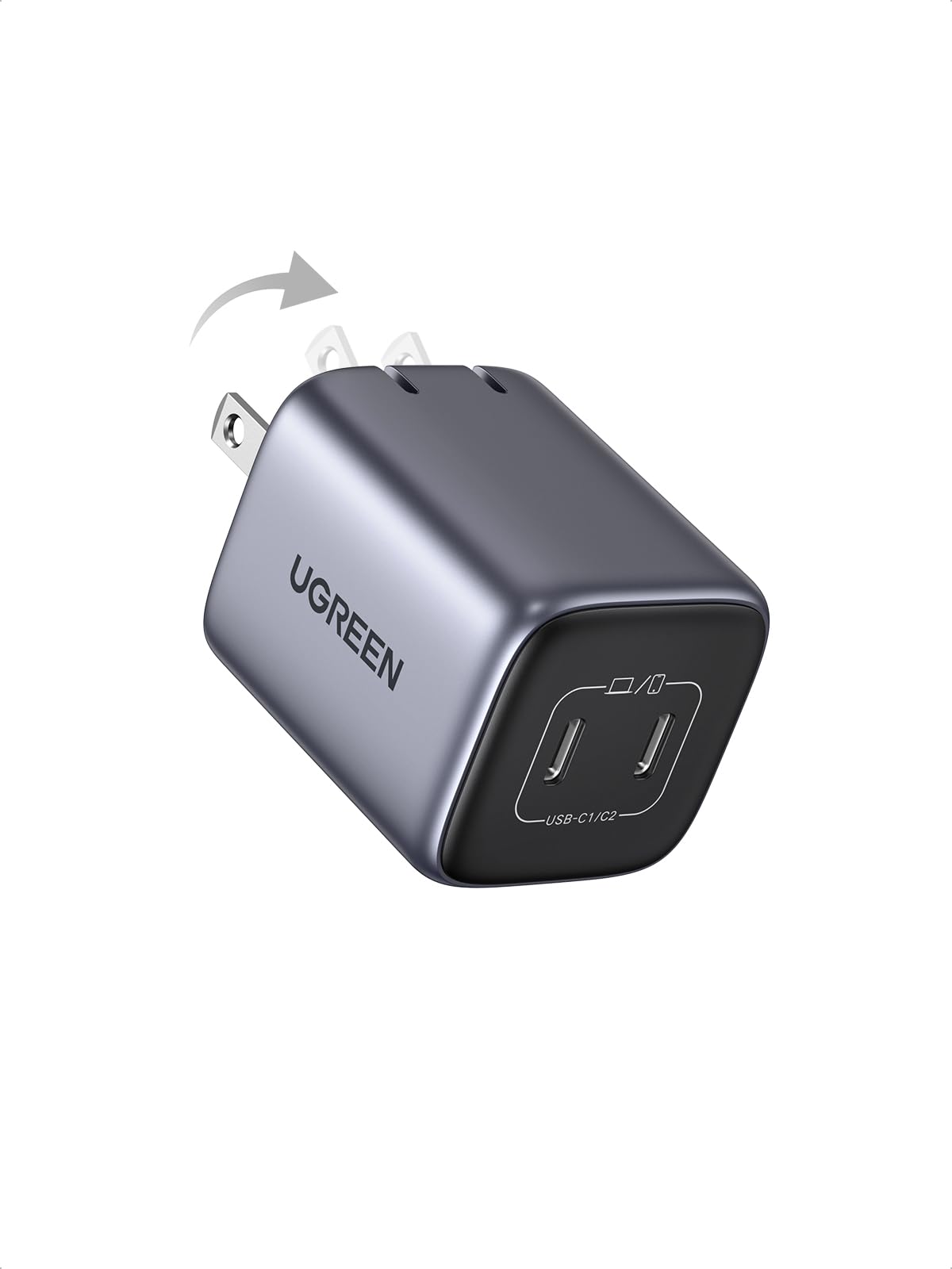 UGREEN Nexode 45W USB C Charger Block, GaN PPS Dual Port USB C Fast Charger Super Fast Charge 2.0 Wall Plug Compatible with Galaxy S26 S25 S24 Ultra S23 A54, iPhone 17 16 Pro Max, iPad, Pixel 10 9 8 🍁 All In One Marketplace Canada