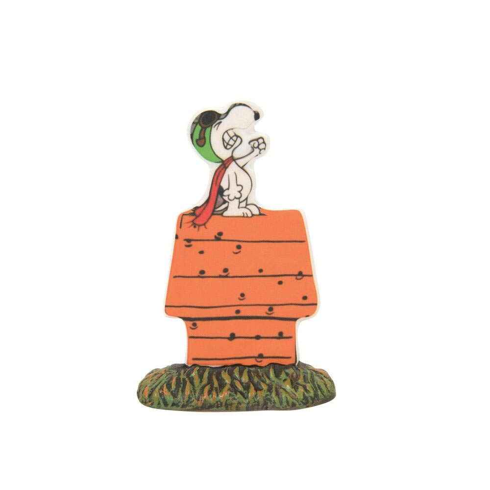 Department 56 Snow Village Halloween Trick or Treat Lane Peanuts House Lit Building and Accessories Set, 6.57 in H x 7.48 in W x 8.15 in L, Multicolor
