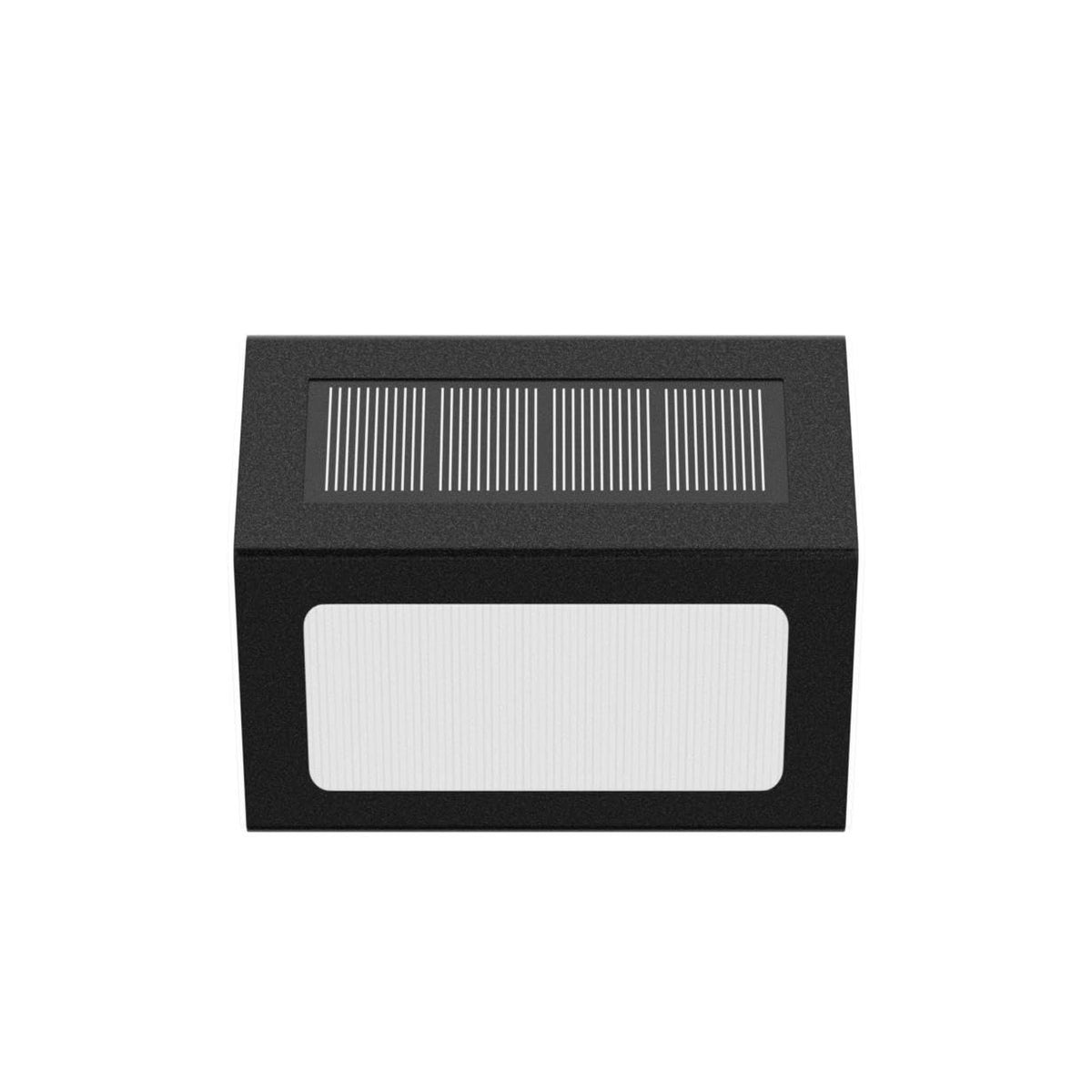Solar Lights for Steps Decks Pathway Yard Stairs Fences, LED lamp, Rainproof, Black Metal case, 6 Pack 🍁 All In One Marketplace Canada