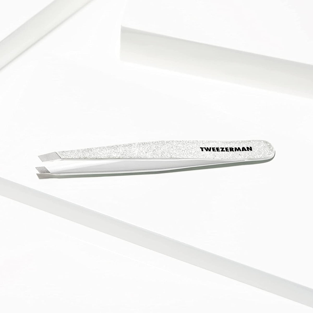 Tweezerman Exclusive Moon Dust Slant Tweezer - Hair Removal Tweezers, Stainless Steel 🍁 All In One Marketplace Canada