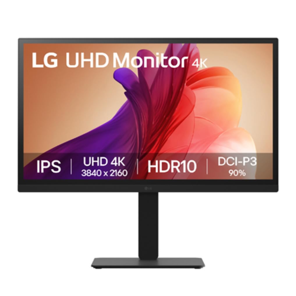 LG 27" 27BA45U-B 27" Ultrafine UHD (3840 x 2160) 4K IPS Monitor – 5ms 60Hz HDR10, DCI-P3 90%, Tilt/Height/Swivel/Pivot Adjustment, HDMI & DisplayPort, Eye Comfort, Black 🍁 All In One Marketplace Canada