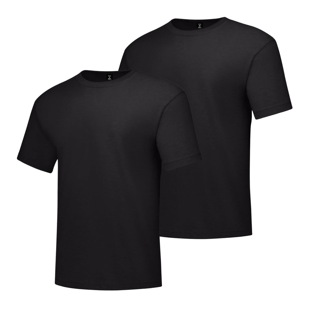 Hanes Size Men's Beefy Short Sleeve Tee Value Pack (2-Pack), Black, X-Large/Tall 🍁 All In One Marketplace Canada