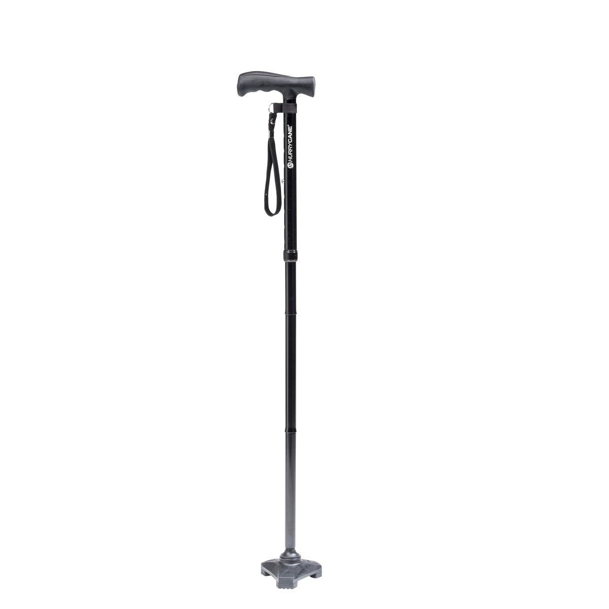 HurryCane Freedom Edition Folding Walking Cane, Black 🍁 All In One Marketplace Canada