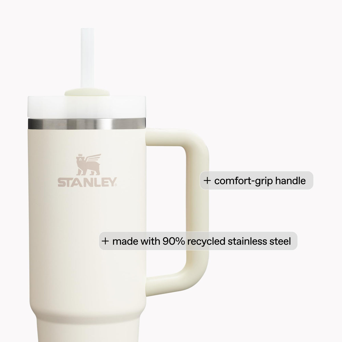 STANLEY Quencher H2.0 Tumbler with Handle and Straw 40 oz | Flowstate 3-Position Lid | Cup Holder Compatible for Travel | Insulated Stainless Steel Cup | BPA-Free | Purple Dust 🍁 All In One Marketplace Canada