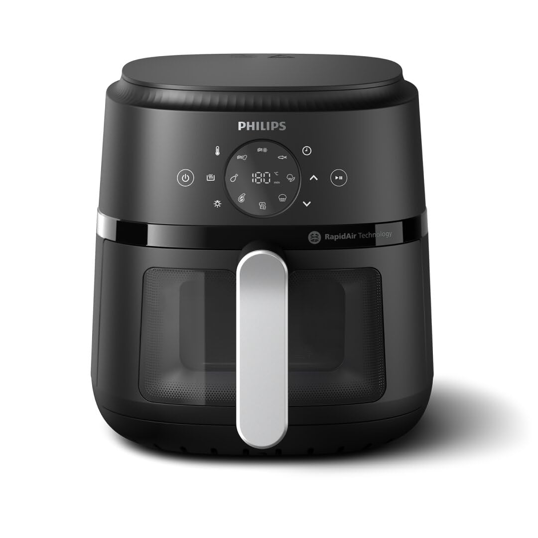Philips 2000 Series Airfryer, RapidAir Technology, 13-in-1 Ways to Cook, 4.2L Capacity, Healthier Meals Up to 90% Less Fat, Easy to Clean, Dishwasher Safe, Touchscreen Control, HomeID App (NA221/00) 🍁 All In One Marketplace Canada
