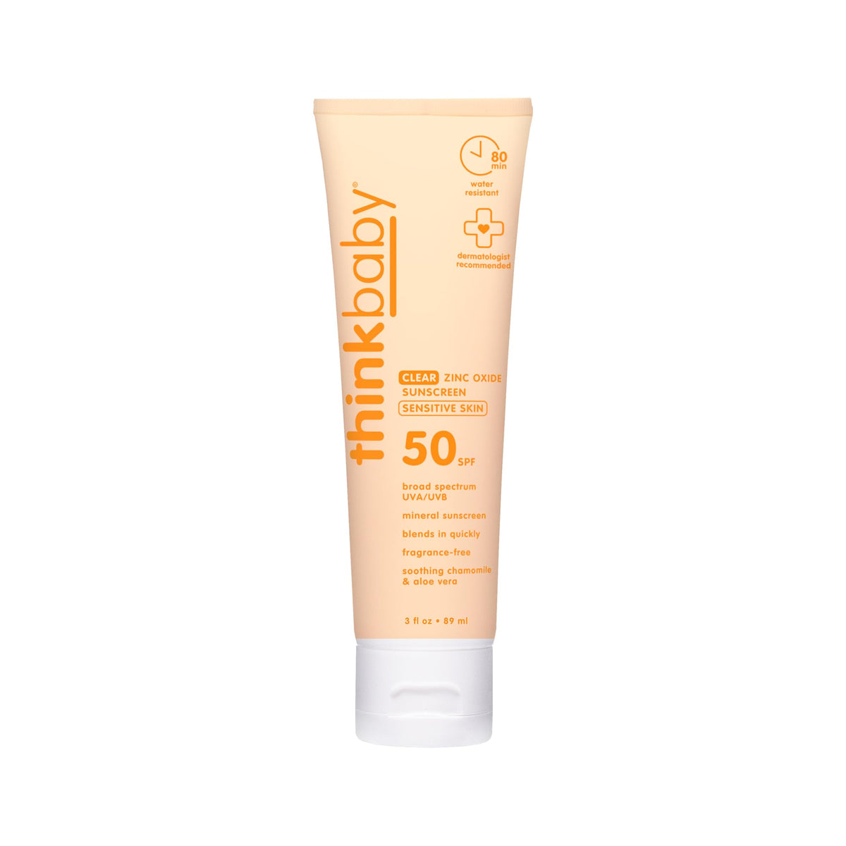 THINK Thinkbaby SPF 50+ Mineral Sunscreen for Sensitive Skin - 3 Fl Oz 🍁 All In One Marketplace Canada