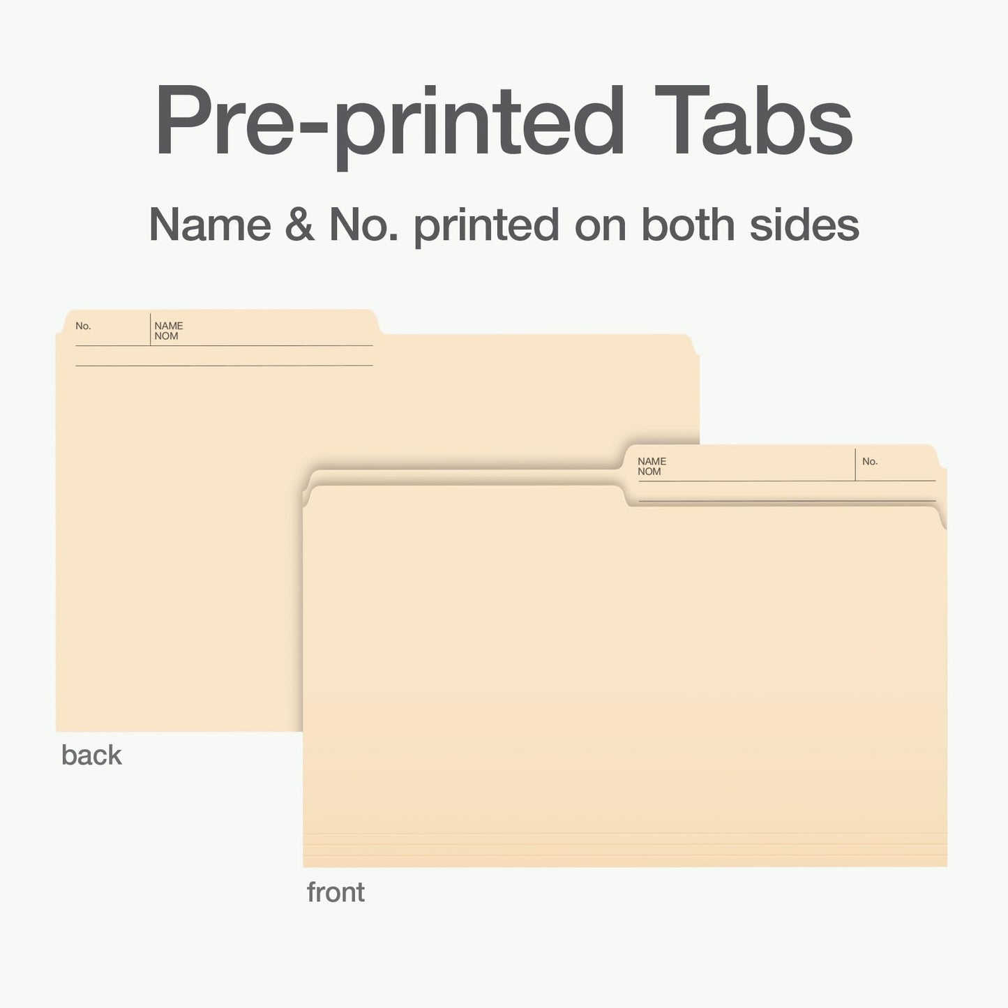 Pendaflex File Folders, 1/2 Cut Tab, Legal Size, Manila, Durable Paper Stock, Box of 100, Ideal for Office/Home/School Organization, Made in Canada, Reversible File Organizers 🍁 All In One Marketplace Canada