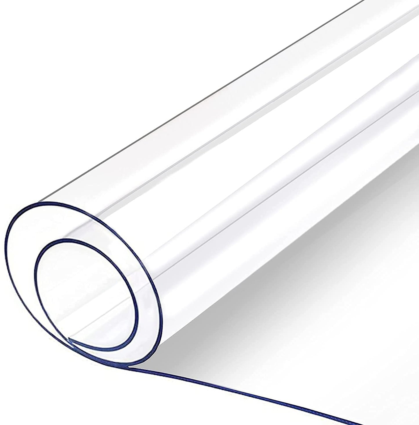 VEVOR 80 x 42 Inch Crystal Clear Table Protector Clear PVC Table Top Protector 2mm Thick Table Cover Rectangular Table Pads for Dining Room Table/Desk 🍁 All In One Marketplace Canada