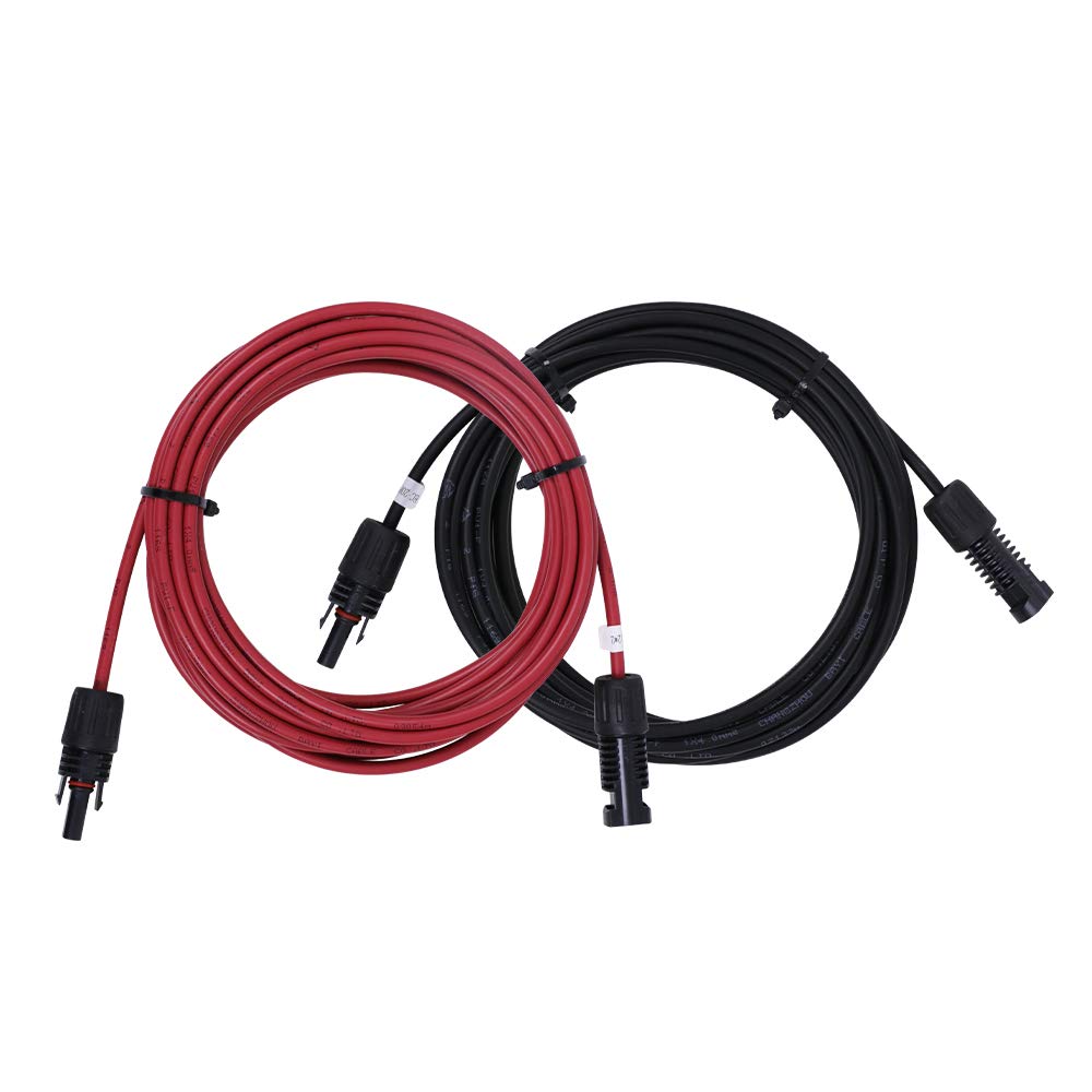 Renogy 20FT 12AWG Solar Panel Extension Cable with Female and Male Connectors, 20Ft. 12AWG, 1 Pair 20' 12 Gauge Red and Black 🍁 All In One Marketplace Canada