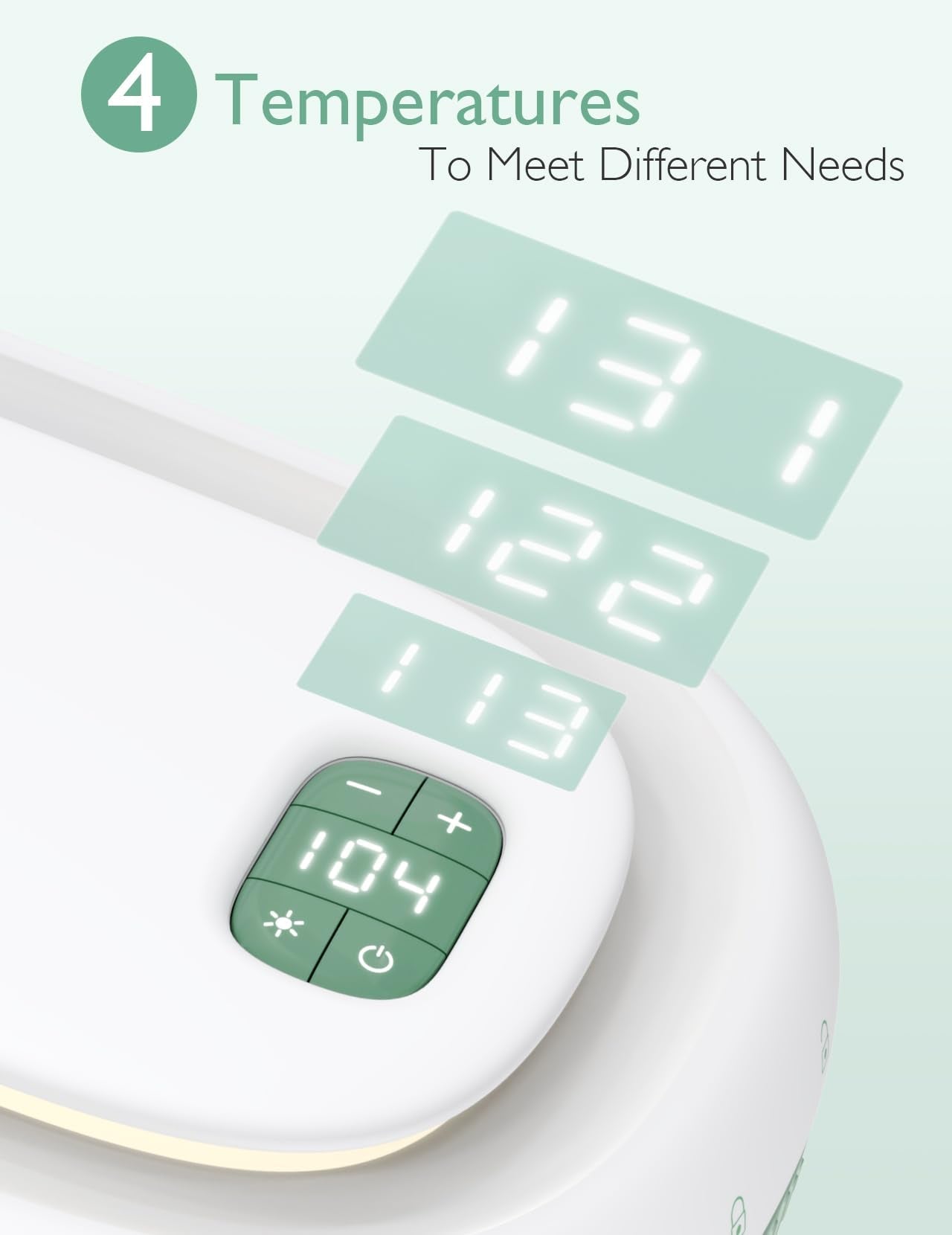 Momcozy Baby Wipe Warmer, Innovative Spring Design, Large Capacity Wipes Dispenser, Fast and Even Heating, 4 Modes of Temperature Heating Control, Diaper Wipe Warmer with Night Light 🍁 All In One Marketplace Canada