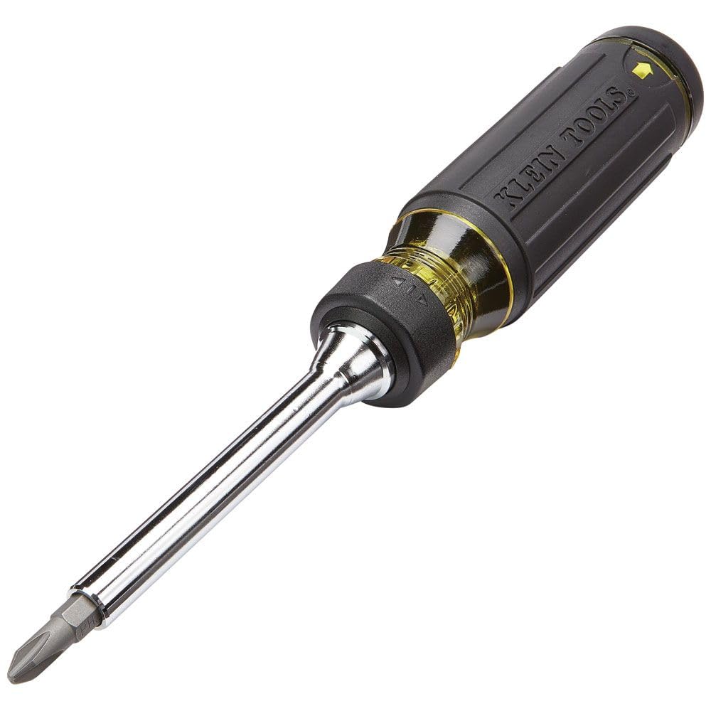 Klein Tools 32305 Multi-bit Ratcheting Screwdriver, 15-in-1 Tool with Phillips, Slotted, Square, Torx and Combo Bits and 1/4-Inch Nut Driver 🍁 All In One Marketplace Canada