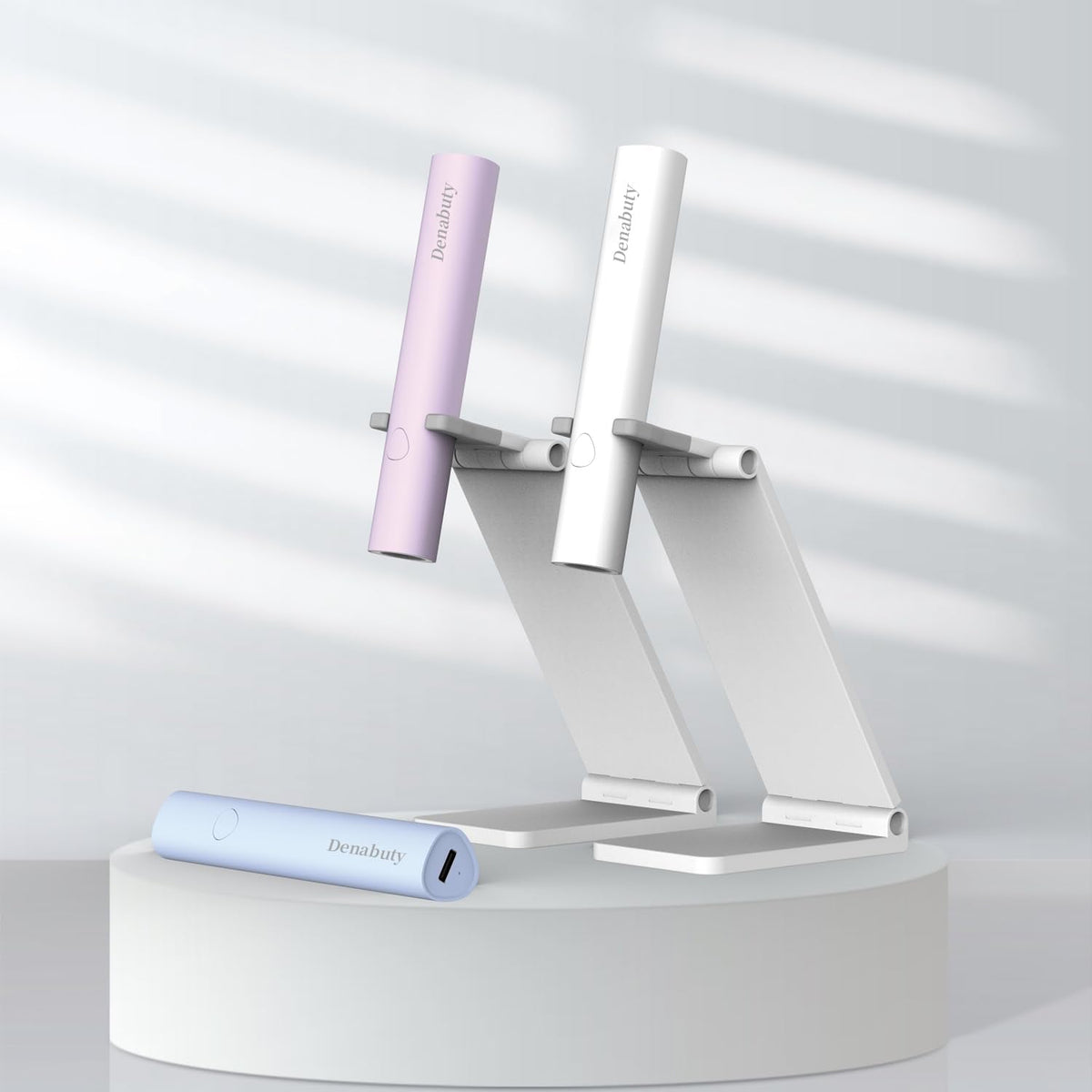 UV Light for Gel Nails, Denabuty Mini U V LED Nail Lamp Handheld with Stand, Portable Nail Dryer Rechargeable USB Cordless, Nail Light with 2 Timers for Fast Drying, Violet 🍁 All In One Marketplace Canada