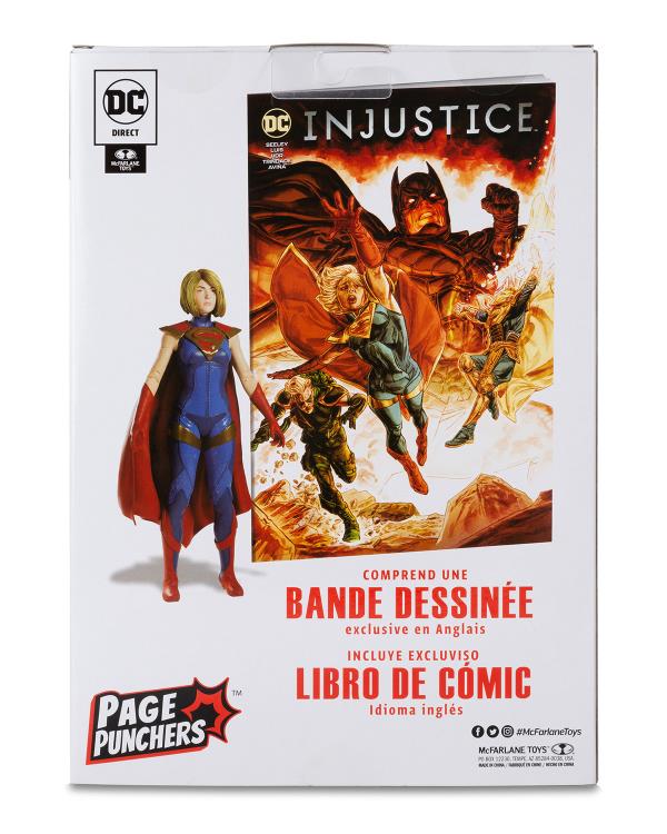 MCFARLANE TOYS - Injustice Page Punchers Supergirl 7" Figure with Comic