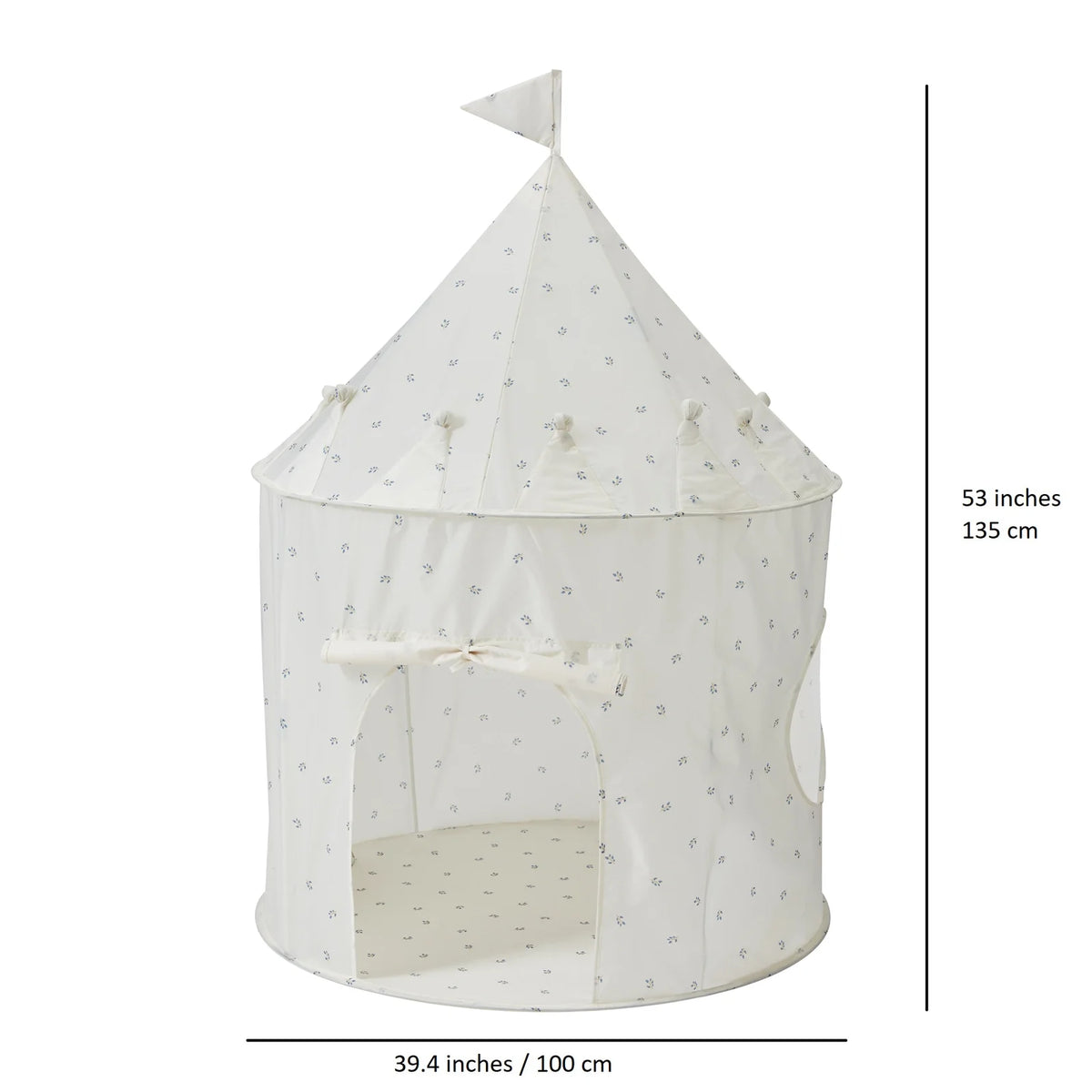 Recycled Fabric Play Tent Castle | Misty Pink | 3 Sprouts