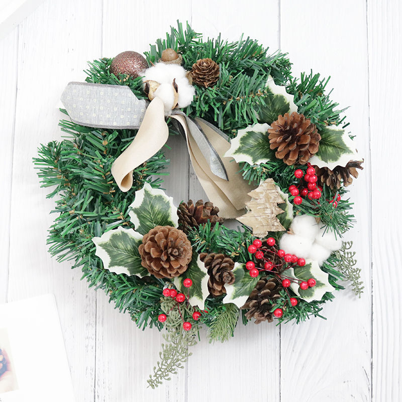 Artificial Christmas Door Wreath Garland Decoration