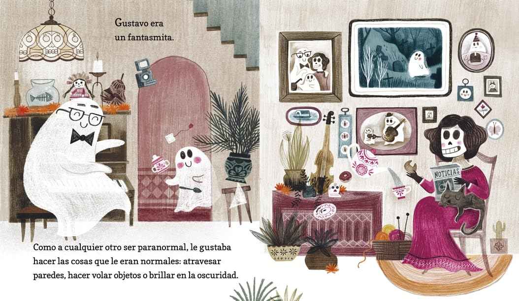 Gustavo, el fantasmita tímido: (Un cuento ilustrado de Halloween para niños de 3 a 7 años - Celebrando la amistad, el valor y las tradiciones culturales)