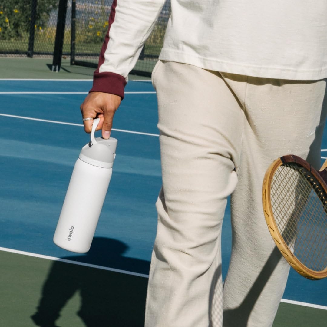 Owala FreeSip Insulated Stainless Steel Water Bottle with Straw, BPA-Free Sports Water Bottle, Great for Travel, 32 Oz, Crown Jewel 🍁 All In One Marketplace Canada