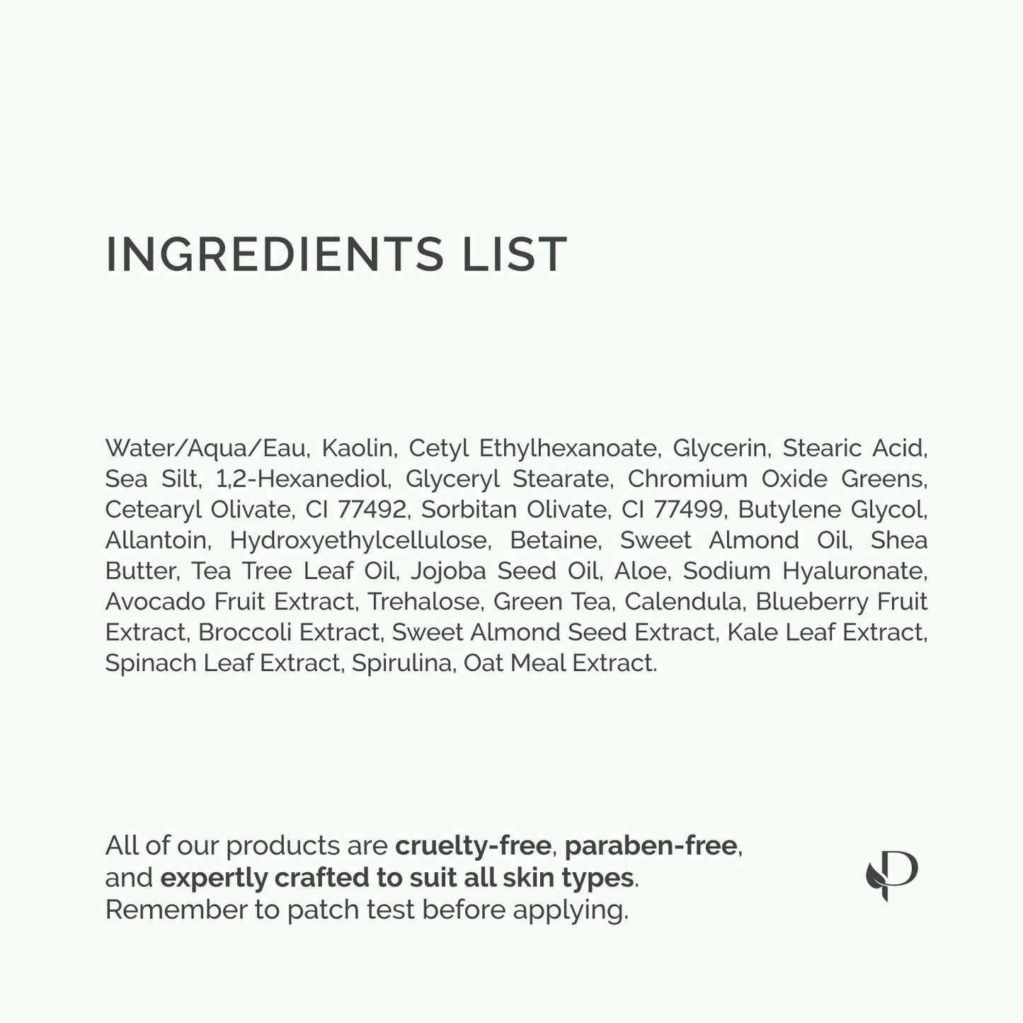 PLANTIFIQUE Clay Mask with Avocado & Superfoods - Korean Face Masks Skincare Products - Dermatologically Tested - Masque Visage Beauté - Gift Idea, 110g / 3.88 fl oz 🍁 All In One Marketplace Canada