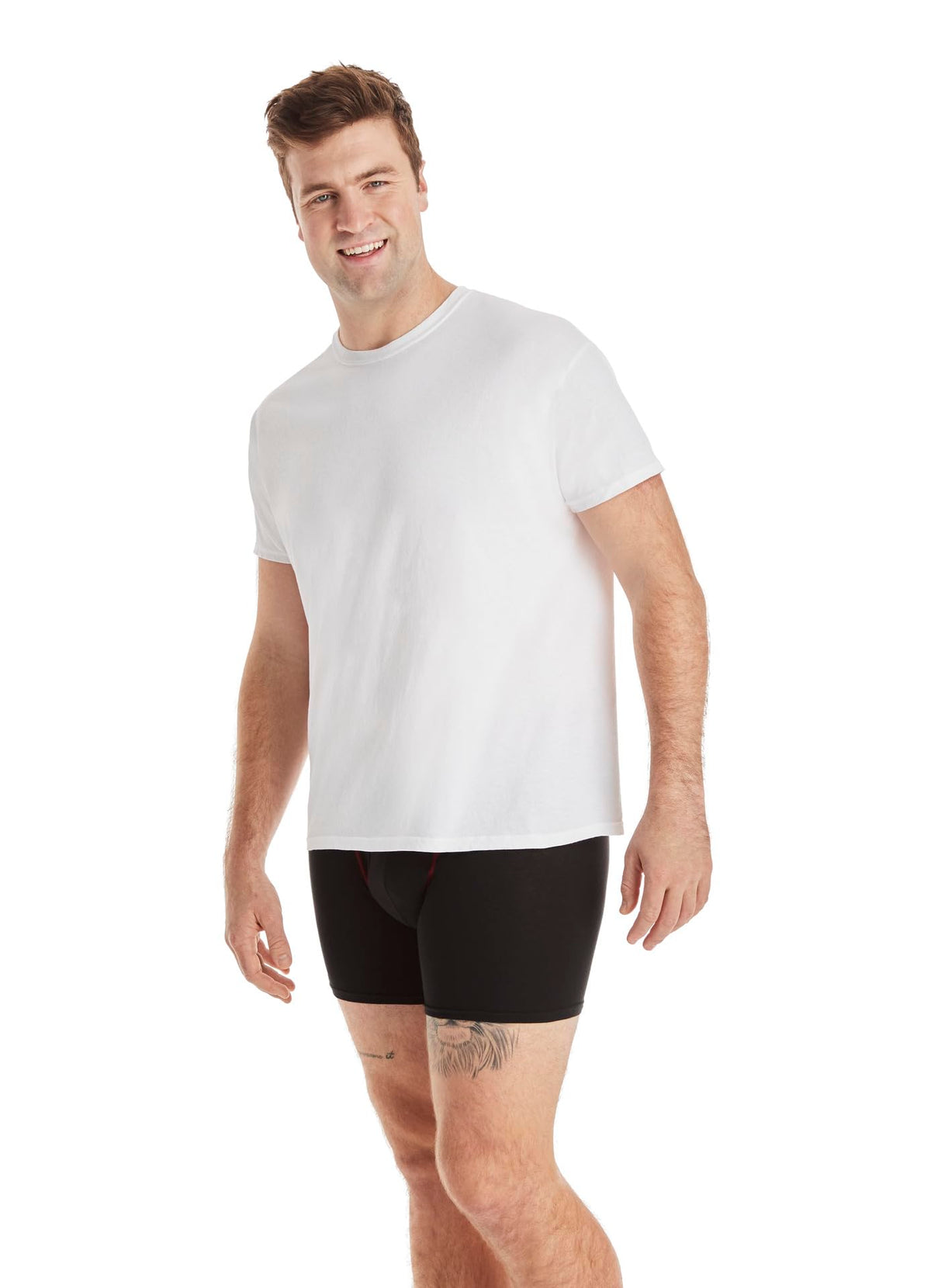 Hanes Mens ComfortSoft 4 Pack Cotton Crewneck T-Shirt. Undershirts, White, 3X-Large US 🍁 All In One Marketplace Canada