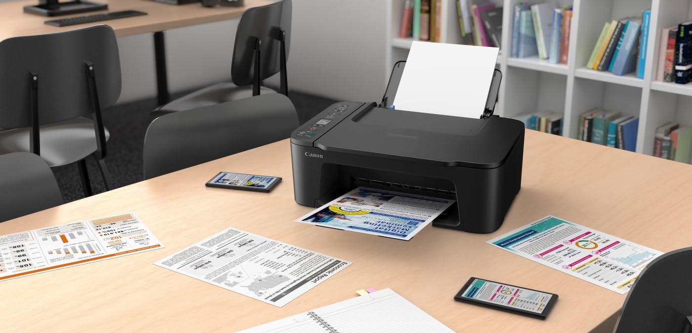 Canon PIXMA TS3720 - Wireless All-in-One Home Office Printer, Copier, Scanner, Mobile Friendly, Black 🍁 All In One Marketplace Canada