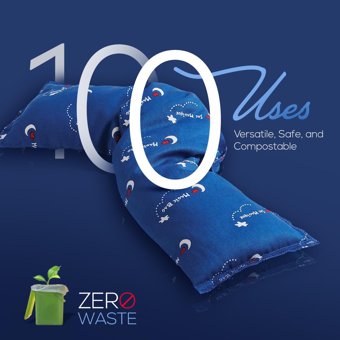 The Original Magic Bag Extended Compress, Hot/Cold Therapy for Stomach Pain Relief, Cordless Hot Cold Compress, 50 x 14 cm (19.7" X 5.5") 🍁 All In One Marketplace Canada
