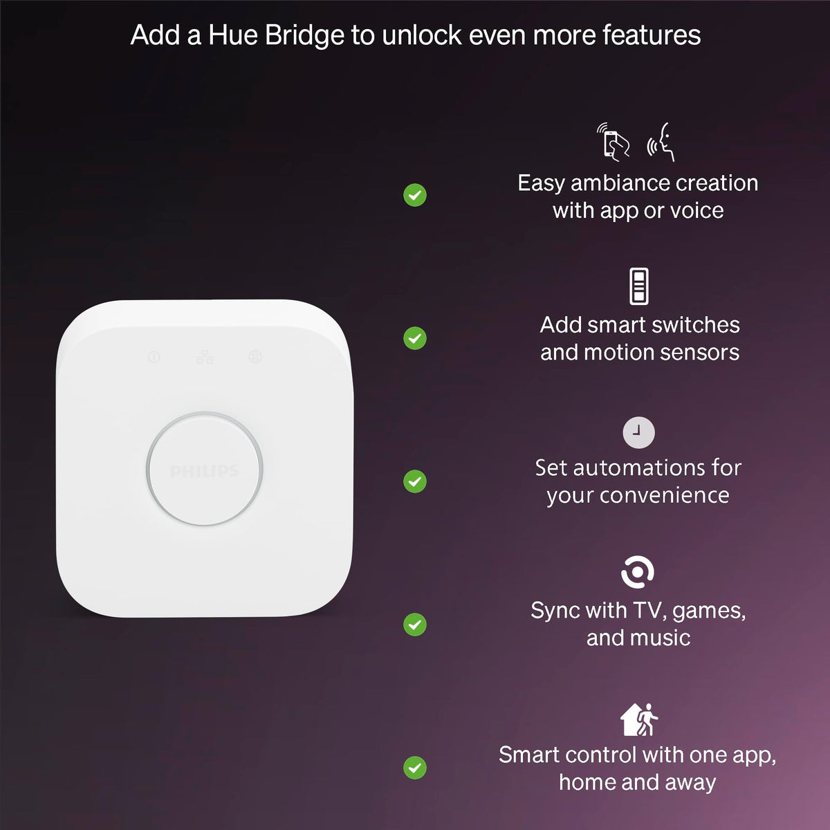 Philips Hue Essential Smart LED A19 Bulb, White and Color Ambiance, E26 Base, 8.8W, 2200K-6500K, 800 Lumens, Dimmable, Works with Alexa, Google Assistant, and Apple Home, 3 Pack 🍁 All In One Marketplace Canada