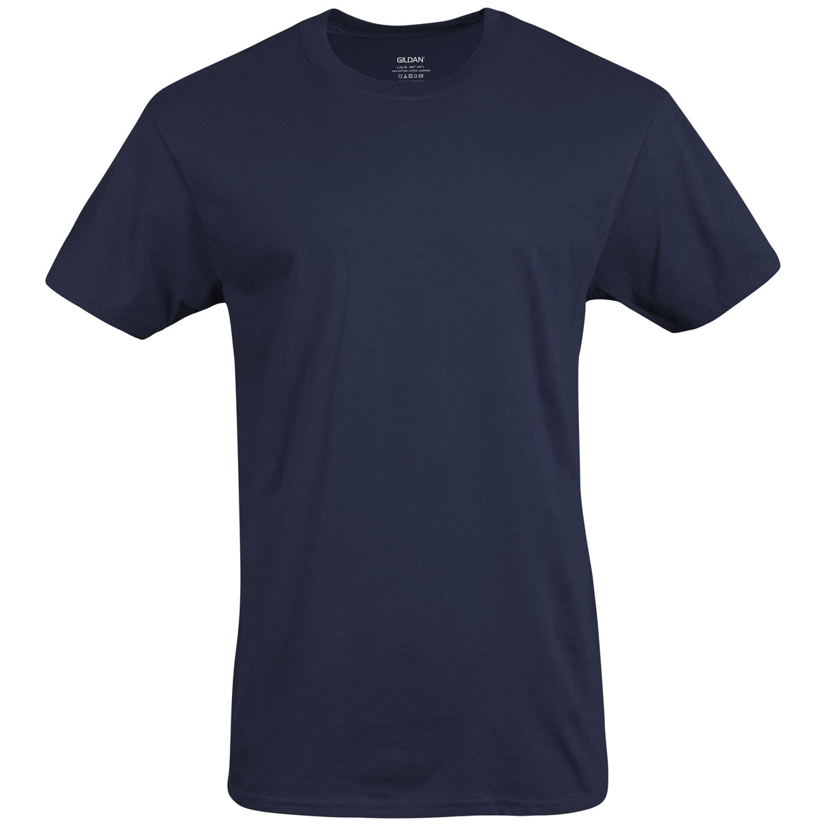 Gildan Men's Crew T-Shirts, Multipack, Style G1100, Navy/Heather Navy/Indigo Blue (5-Pack), XX-Large 🍁 All In One Marketplace Canada