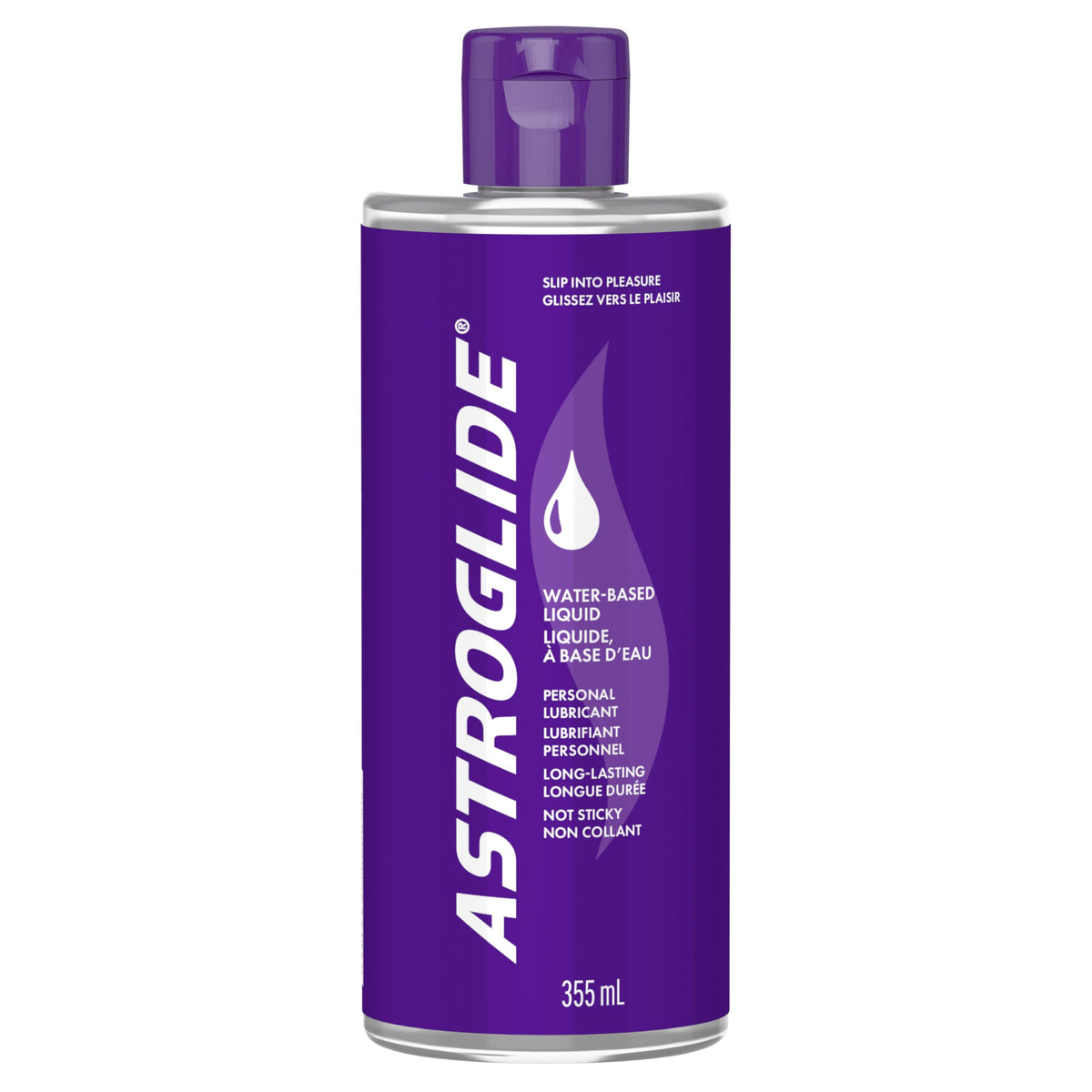 Astroglide Water Based Lube (355 mL) | Liquid Personal Lubricant, for Men, Women and Couples | Value Size 🍁 All In One Marketplace Canada