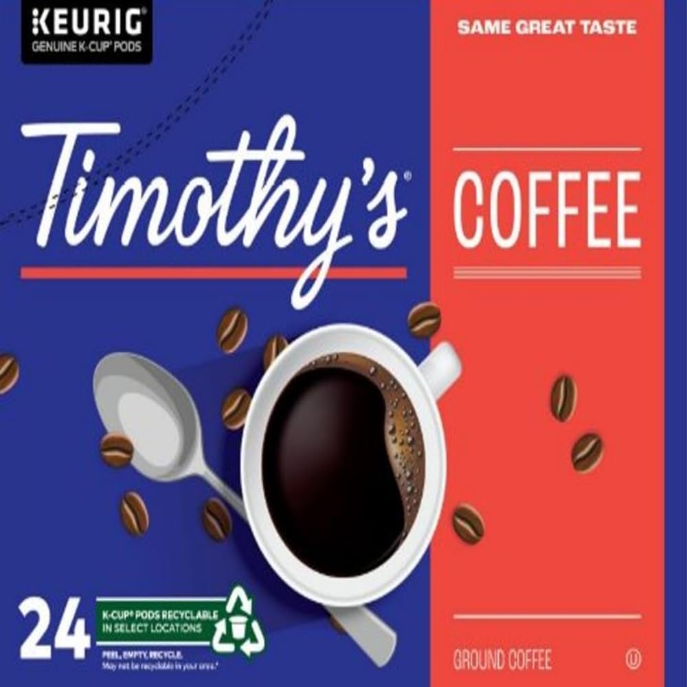 Timothy's German Chocolate K-Cup Coffee Pods, 24 Count For Keurig Coffee Makers 🍁 All In One Marketplace Canada