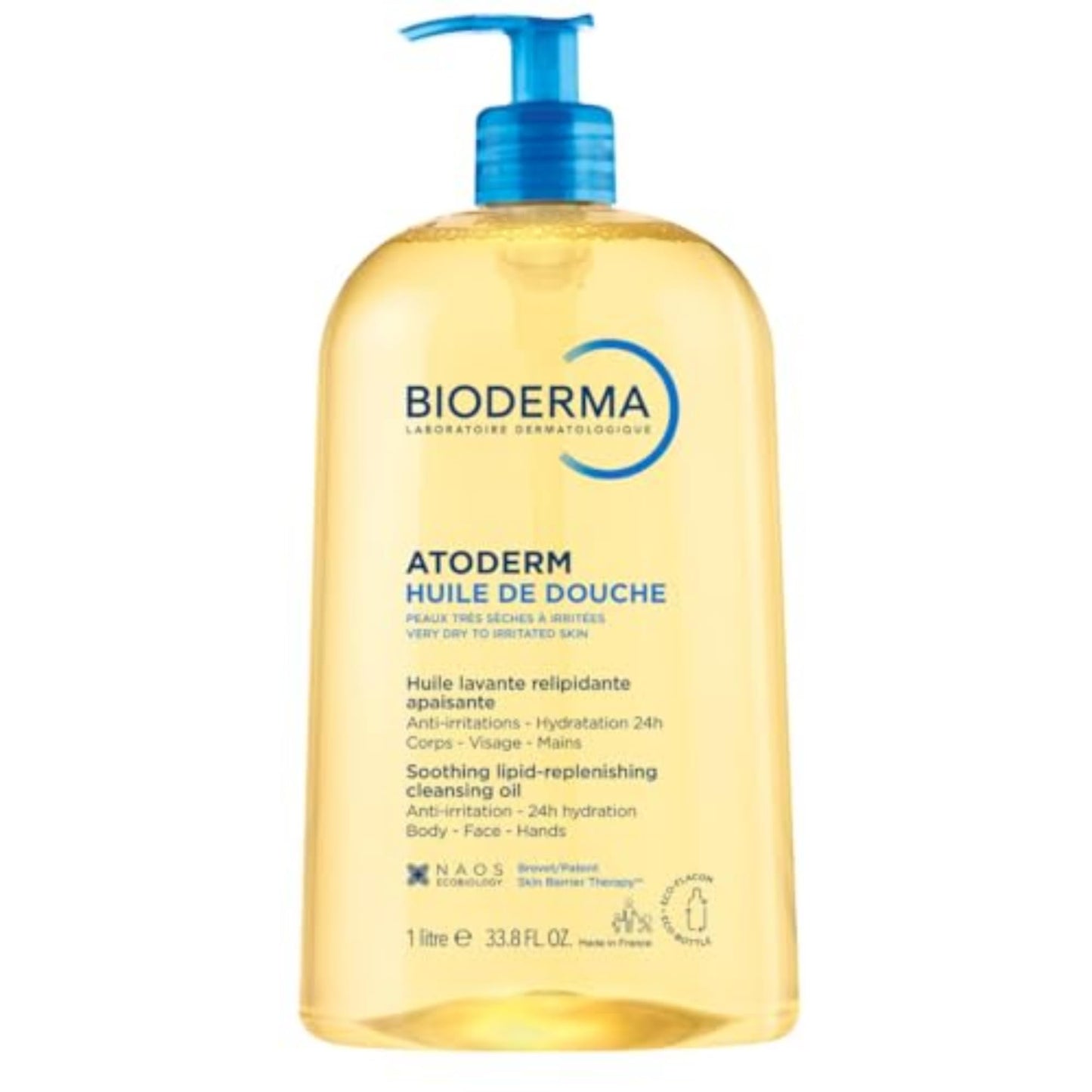 Bioderma Atoderm Shower-Oil, Cleansing-Oil For Face & Body, Nourishing Cleansing Oil For Dry to Atopic Sensitive Skin For Softer & Smooth Skin For Your Whole Family 🍁 All In One Marketplace Canada