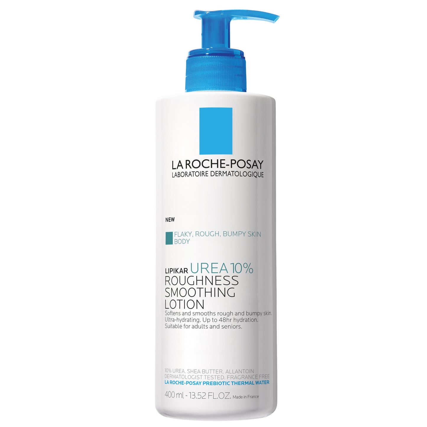 La Roche-Posay Lipikar Lait Urea 10% Body Lotion. For Very Dry, Rouch, and Flaky Skin. Tested on Dry Skin, Age-Related Dryness, Keratosis Pillaris, and Psoriasis. Fragrance-Free, Dermatologist Recommended - 400ML 🍁 All In One Marketplace Canada