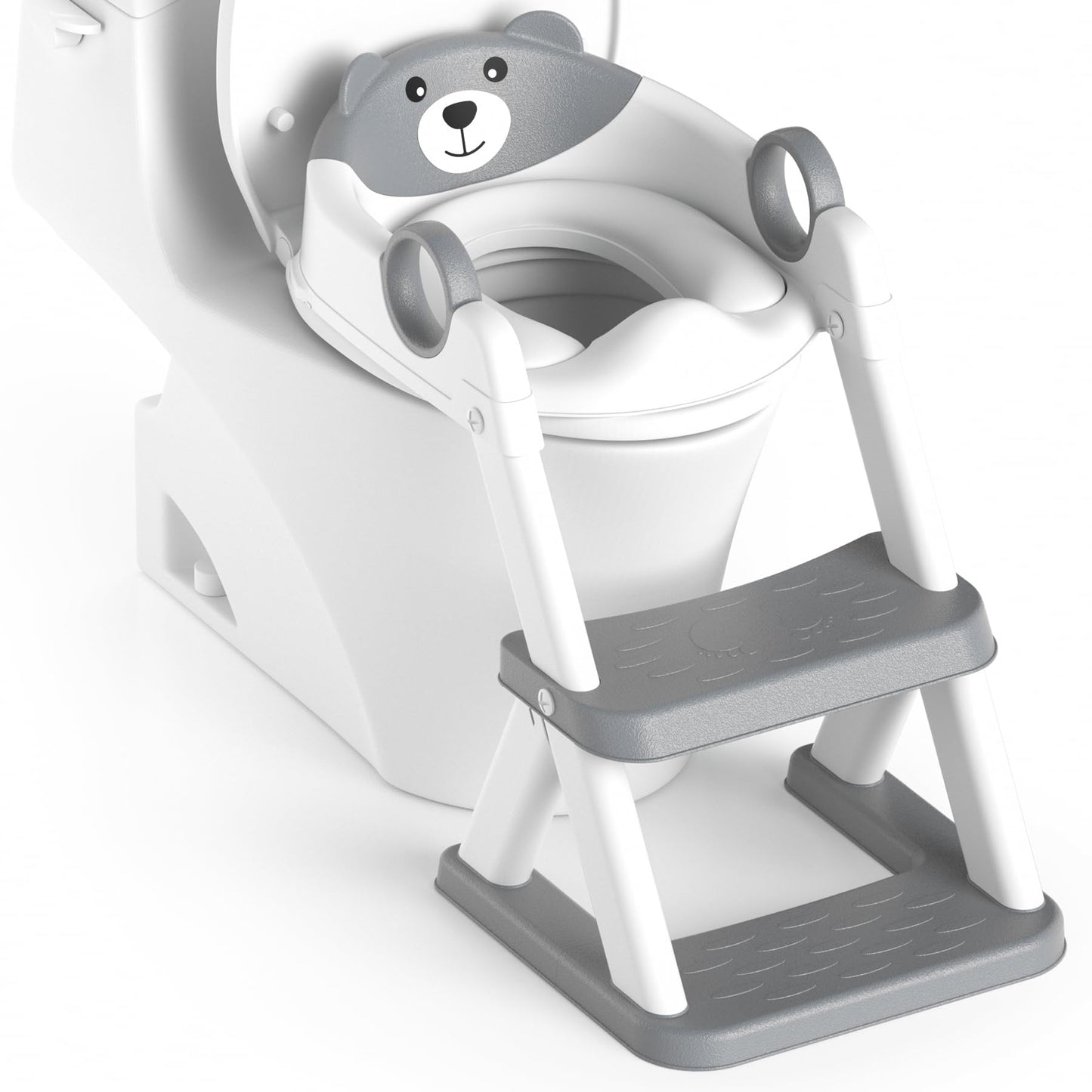 Rabb 1st Potty Training Seat, Upgrade Toddler Toilet Seat for Kids Boys Girls, 2 in 1 Potty Training Toilet for Kids, Splash Guard Anti-Slip Pad Step Stool 🍁 All In One Marketplace Canada