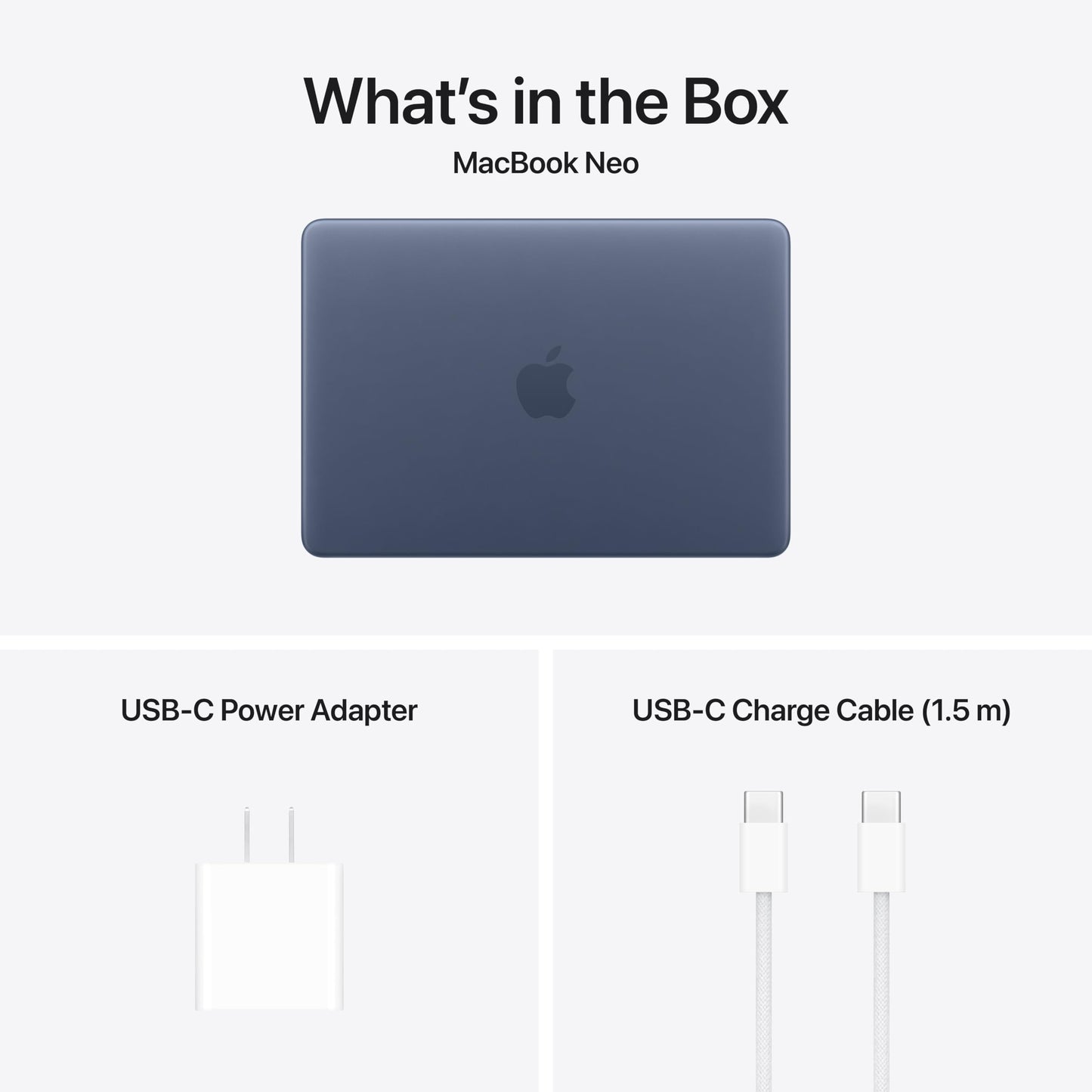 Apple 2026 MacBook Neo 13-inch Laptop with Apple A18 Pro chip (6‑core CPU and 5‑core GPU, 8GB Unified Memory, 512GB) - Indigo - English Keyboard 🍁 All In One Marketplace Canada