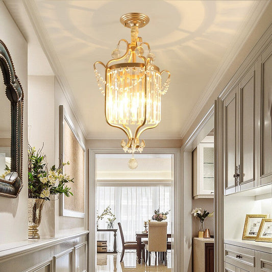 American Single-Head Crystal Chandelier