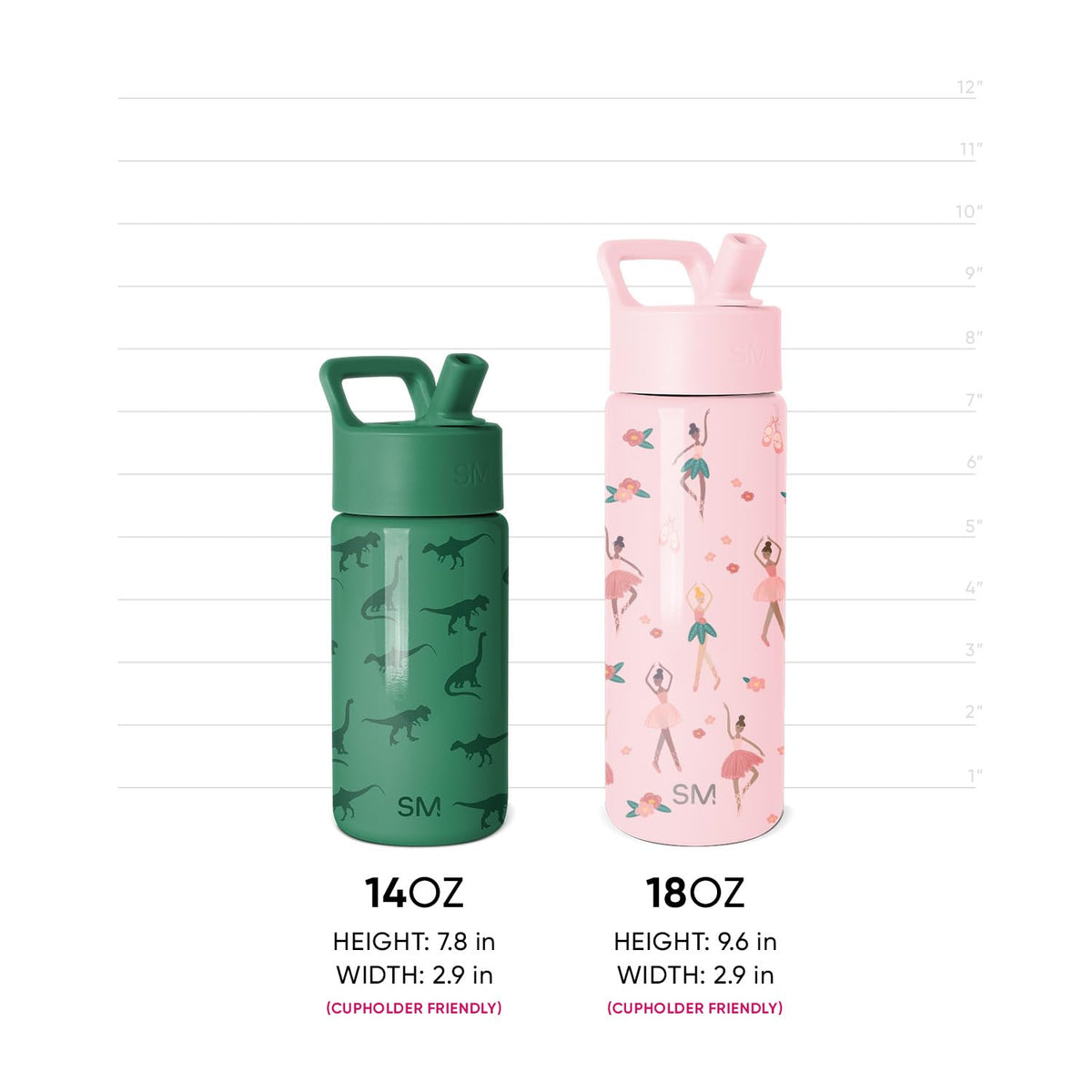 Simple Modern Disney Toy Story Kids Water Bottle & Toddler Cup | 14oz 🍁 All In One Marketplace Canada