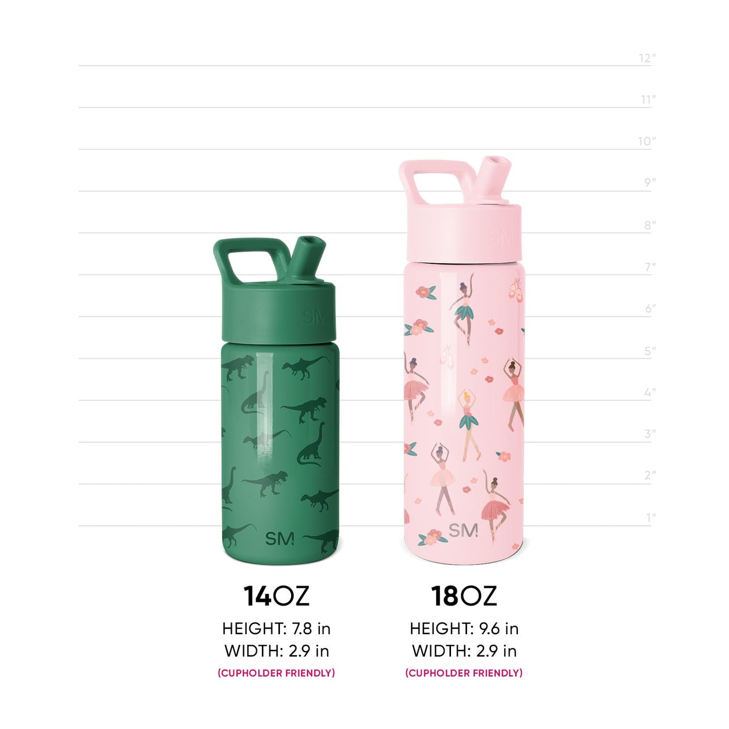 Simple Modern Disney Pixar Kids Water Bottle & Toddler Cup | 18oz 🍁 All In One Marketplace Canada