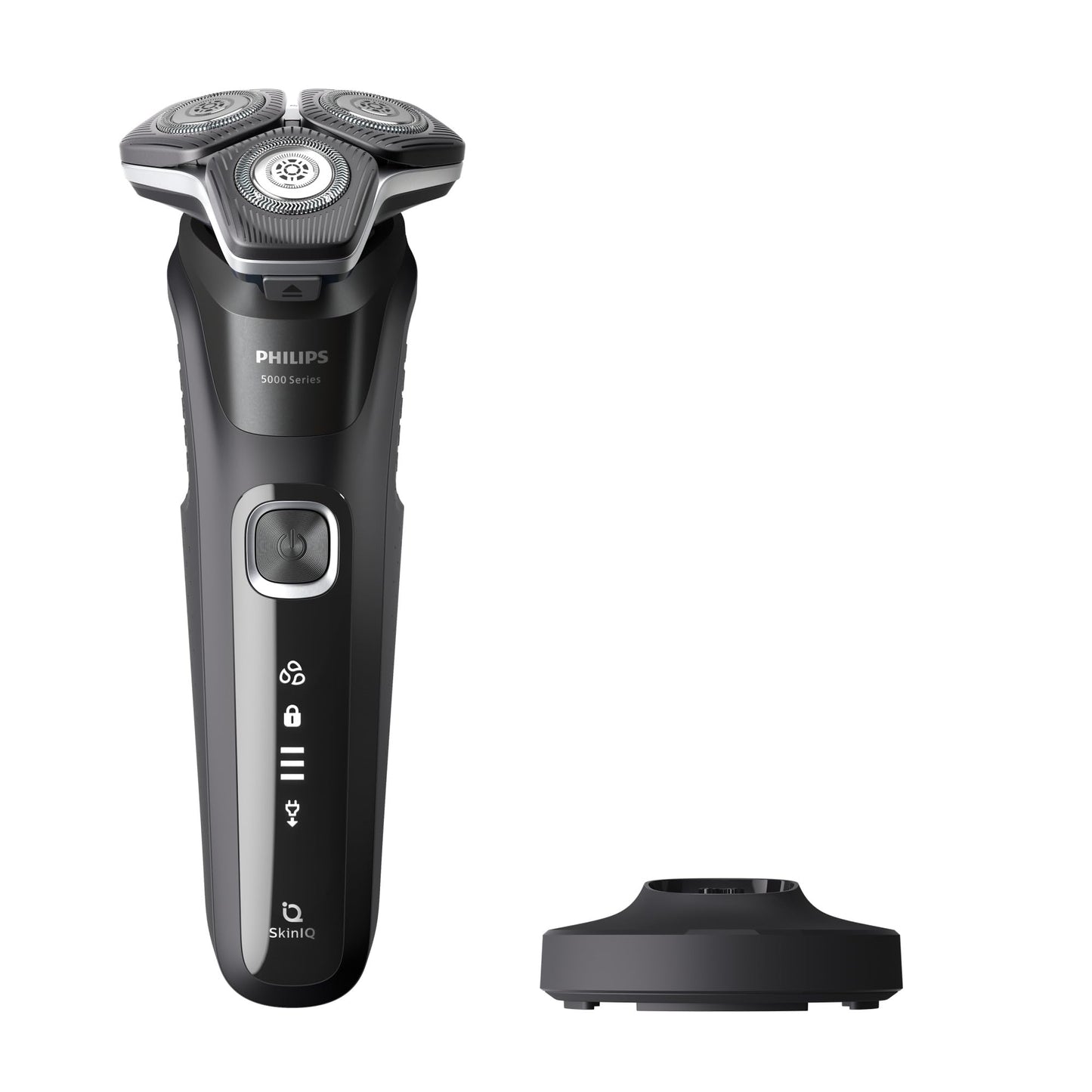 Philips Shaver Series 5000, Wet & Dry Electric Shaver, with SkinIQ Technology, Pop-up Trimmer, Charging Stand, Deep Black, Model S5898/25 🍁 All In One Marketplace Canada