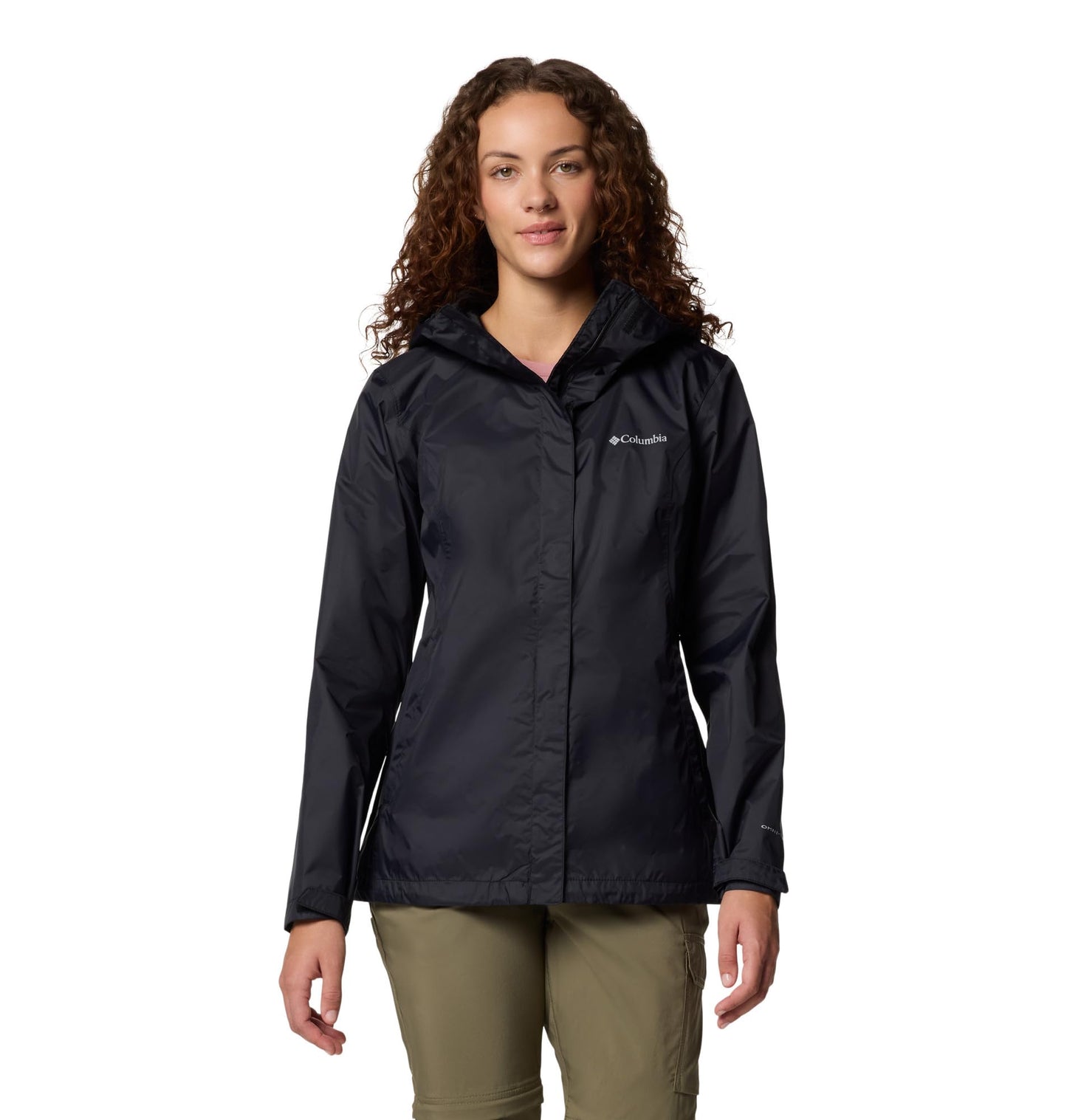 Columbia Womens Arcadia II Waterproof Rain Jacket, Black, Large 🍁 All In One Marketplace Canada