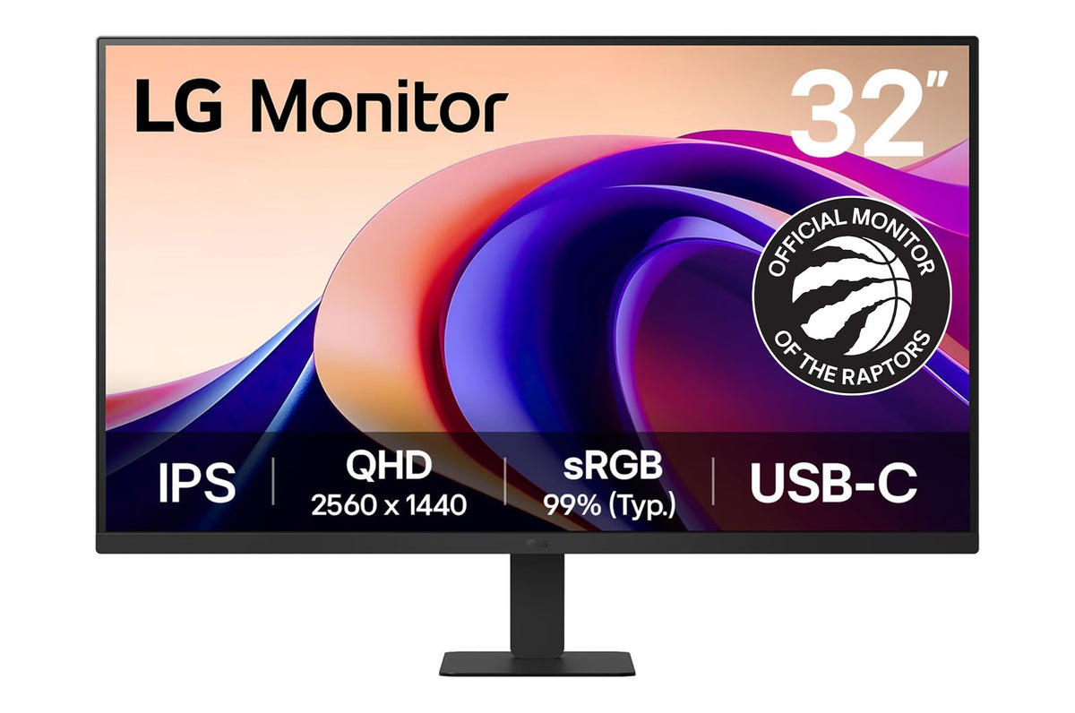 LG 32U631A 31.5" QHD Monitor, IPS Display, 100Hz, sRGB 99% (Typ.), USB-C, Reader Mode, Flicker Safe, Dynamic Action Sync, Black Stabilizer, LG Switch App, 3-Side Borderless, Tilt Adjustable 🍁 All In One Marketplace Canada