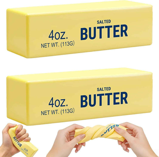 2PCS Butter Squeeze Stress Balls, Butter Stick Stress Relief Slow Rising Fun for Adults Anxiety Relief Party Favors 🍁 All In One Marketplace Canada